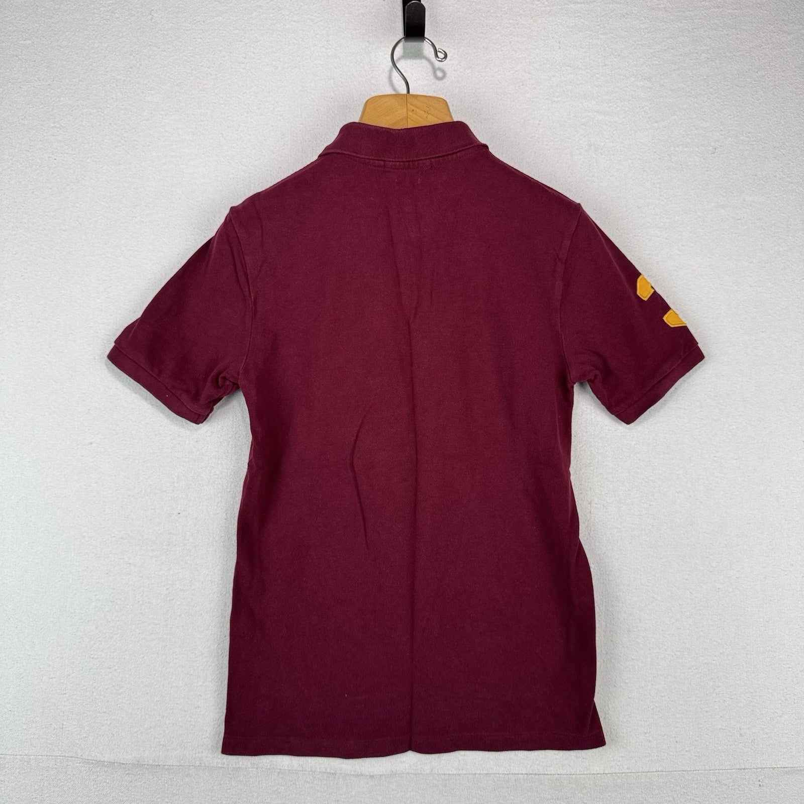 Polo Ralph Lauren Boy’s L 14-16 Classic Fit Big Pony Shirt Maroon #3 *Read