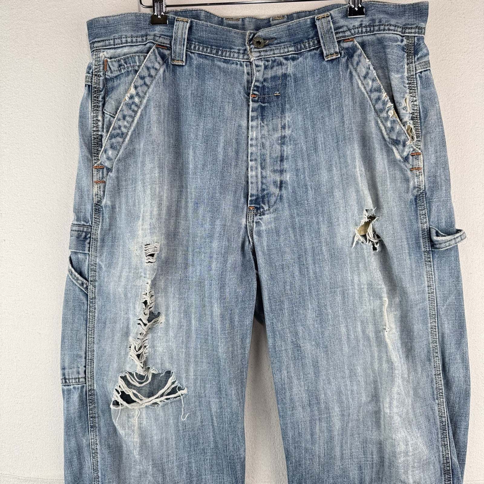 Vintage Ralph Lauren Polo Jeans Co Distressed Wyatt Carpenter Pants Mens 36x32