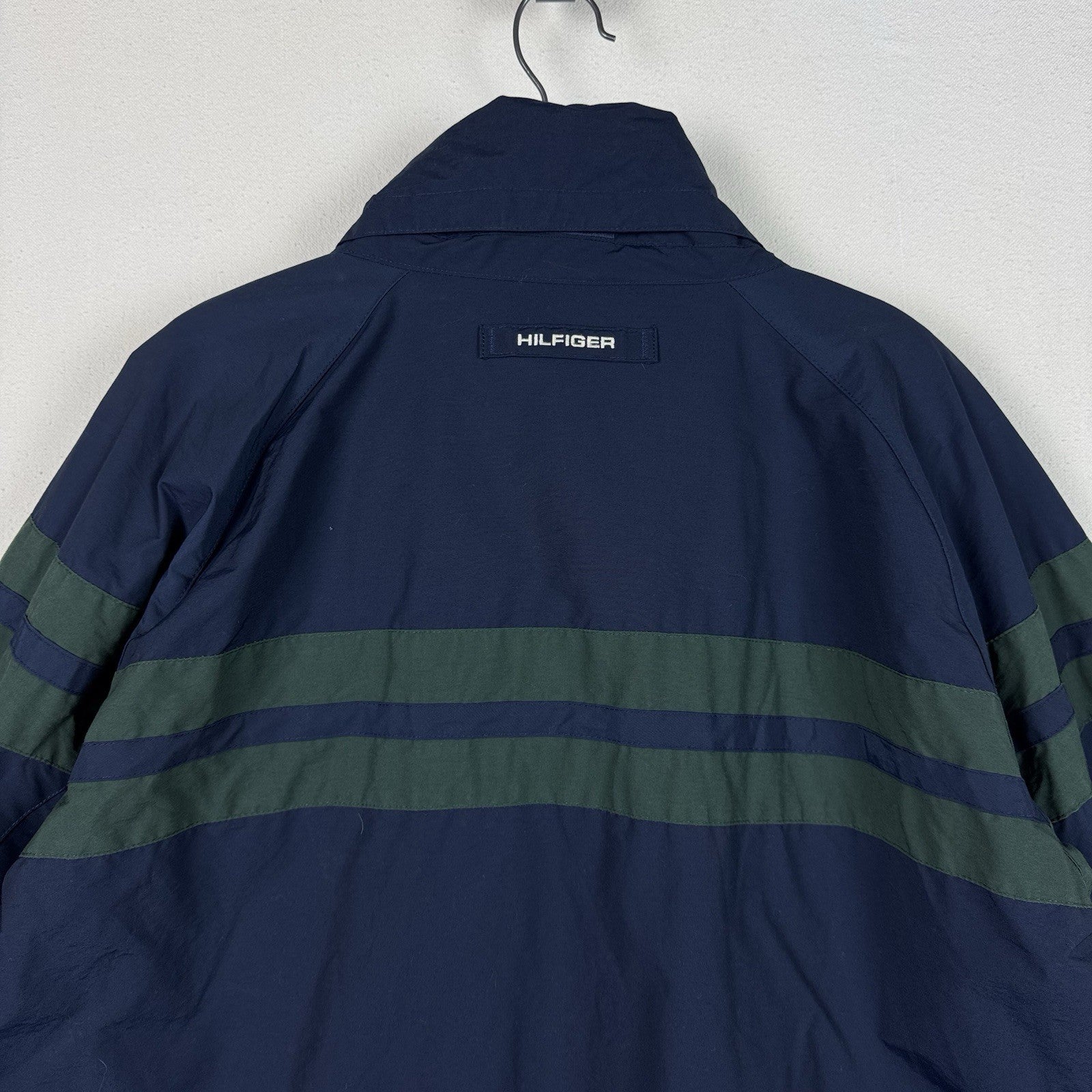 Vintage Tommy Hilfiger Jacket) RN 77806 Size XXL Green/Blue (Outer Layer Only)