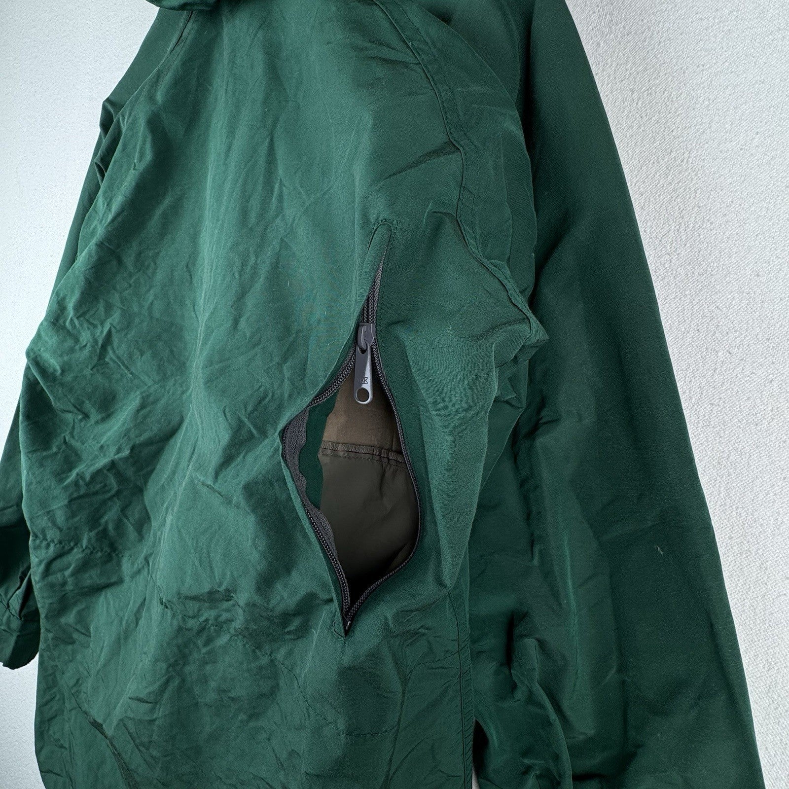70's Vintage Sierra Designs Men's Medium Pine Green 60/40 Hooded Parka Jacket