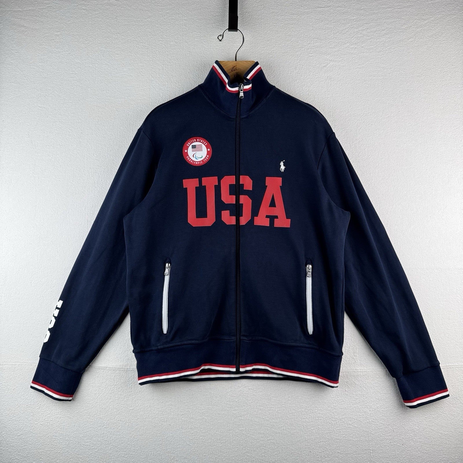 Polo Ralph Lauren Paralympics Jacket Official Team USA Women’s Large 2020 *Read