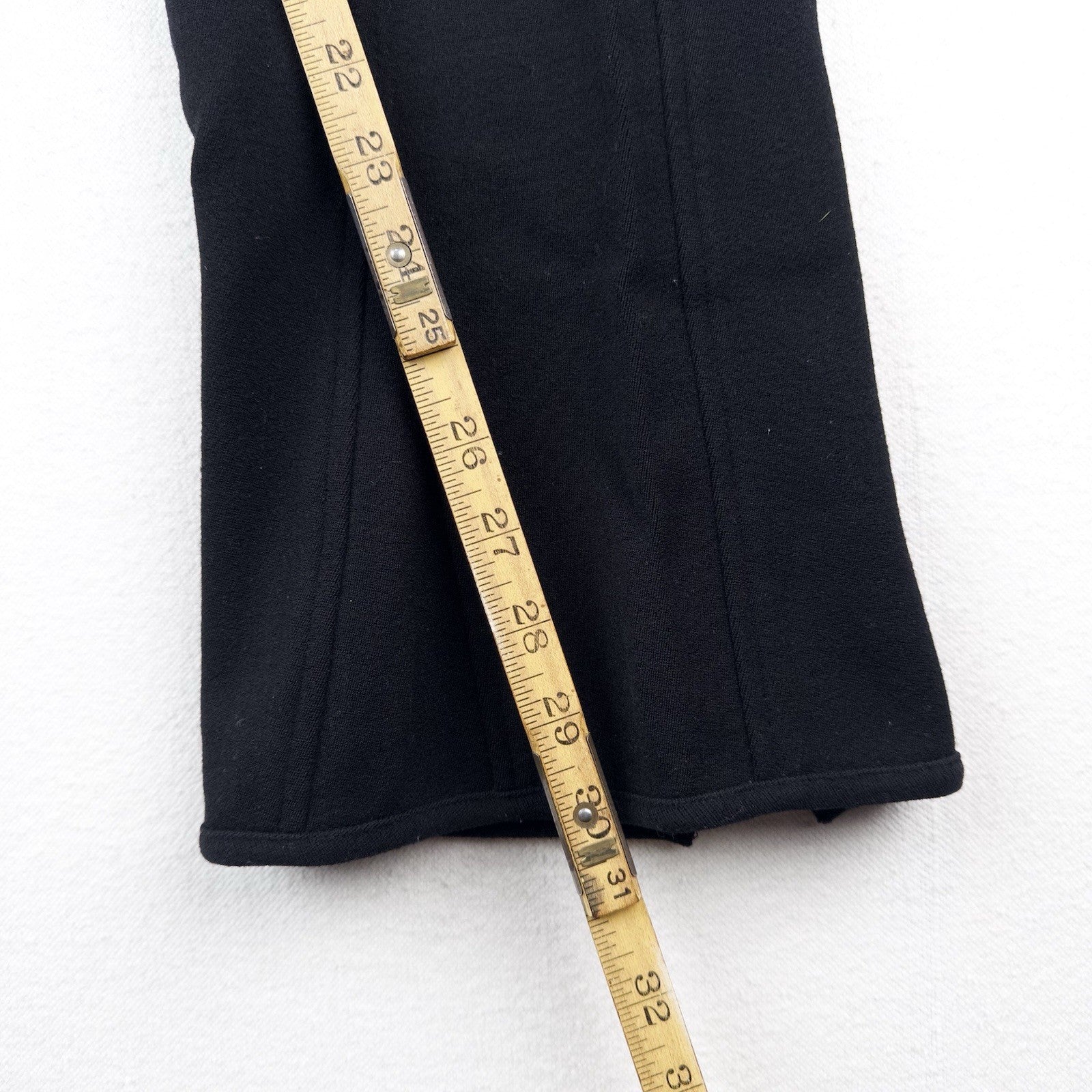 Ralph Lauren Blue Label Wool Blend Black Riding Equestrian Pants Boot Zippers 12