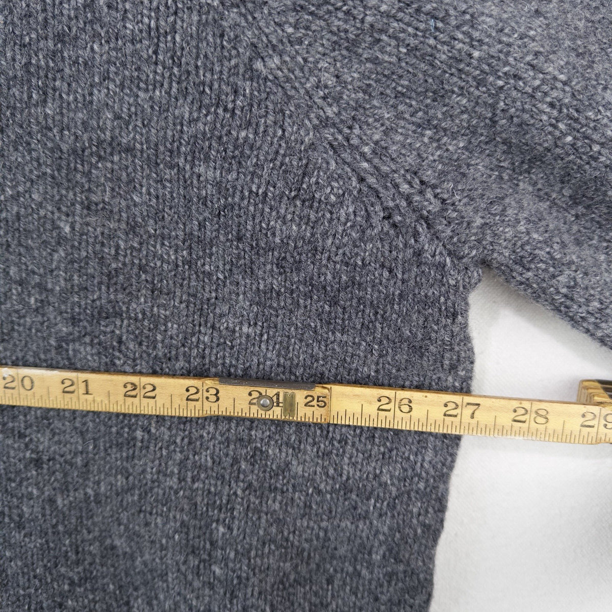 New L.L.Bean Classic Ragg Lambswool Cardigan Full-Zip Flannel Lined Men 3XL Gray