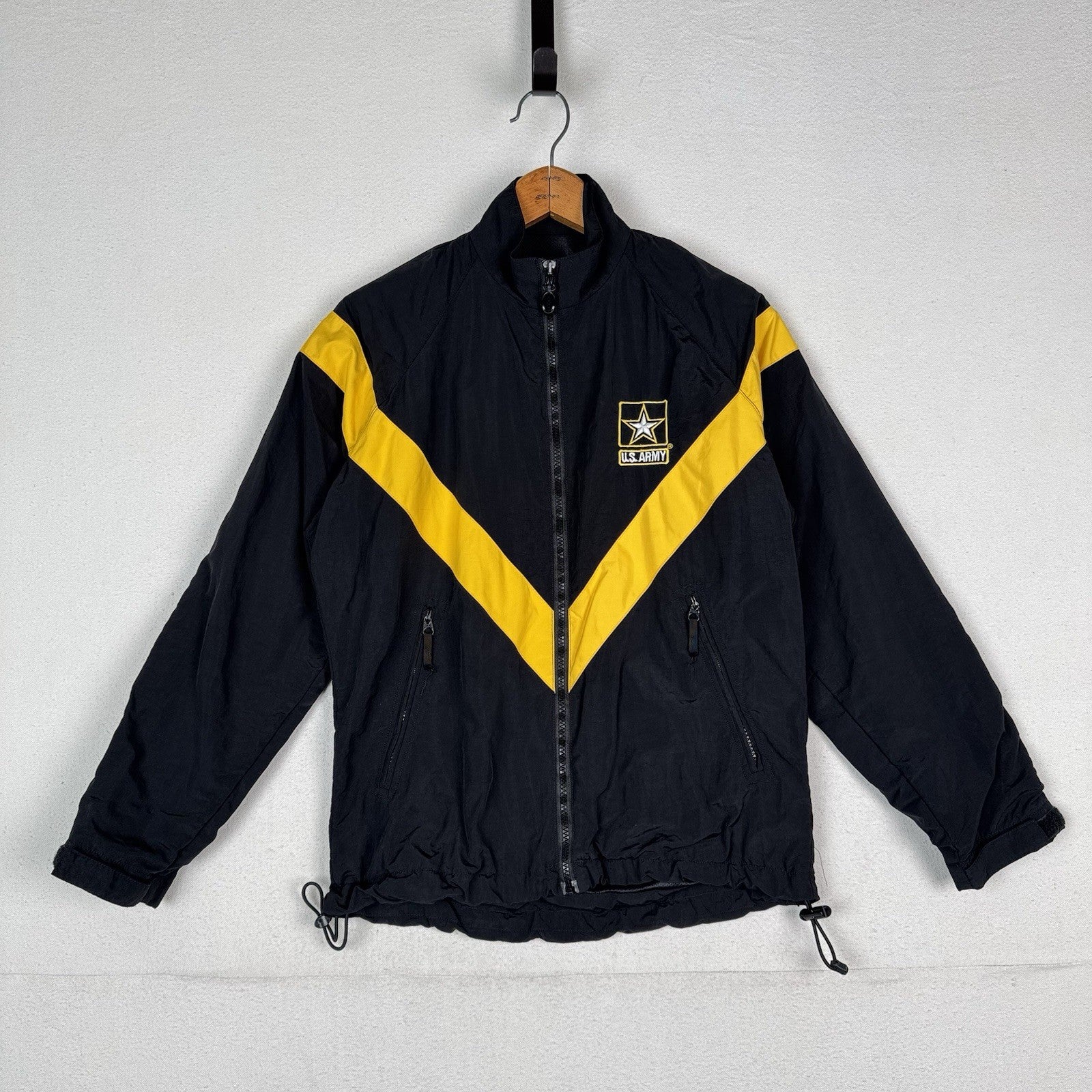 US Army Physical Fitness Uniform APFU Women’s XS Pants, Jacket, Shirt Black Gold