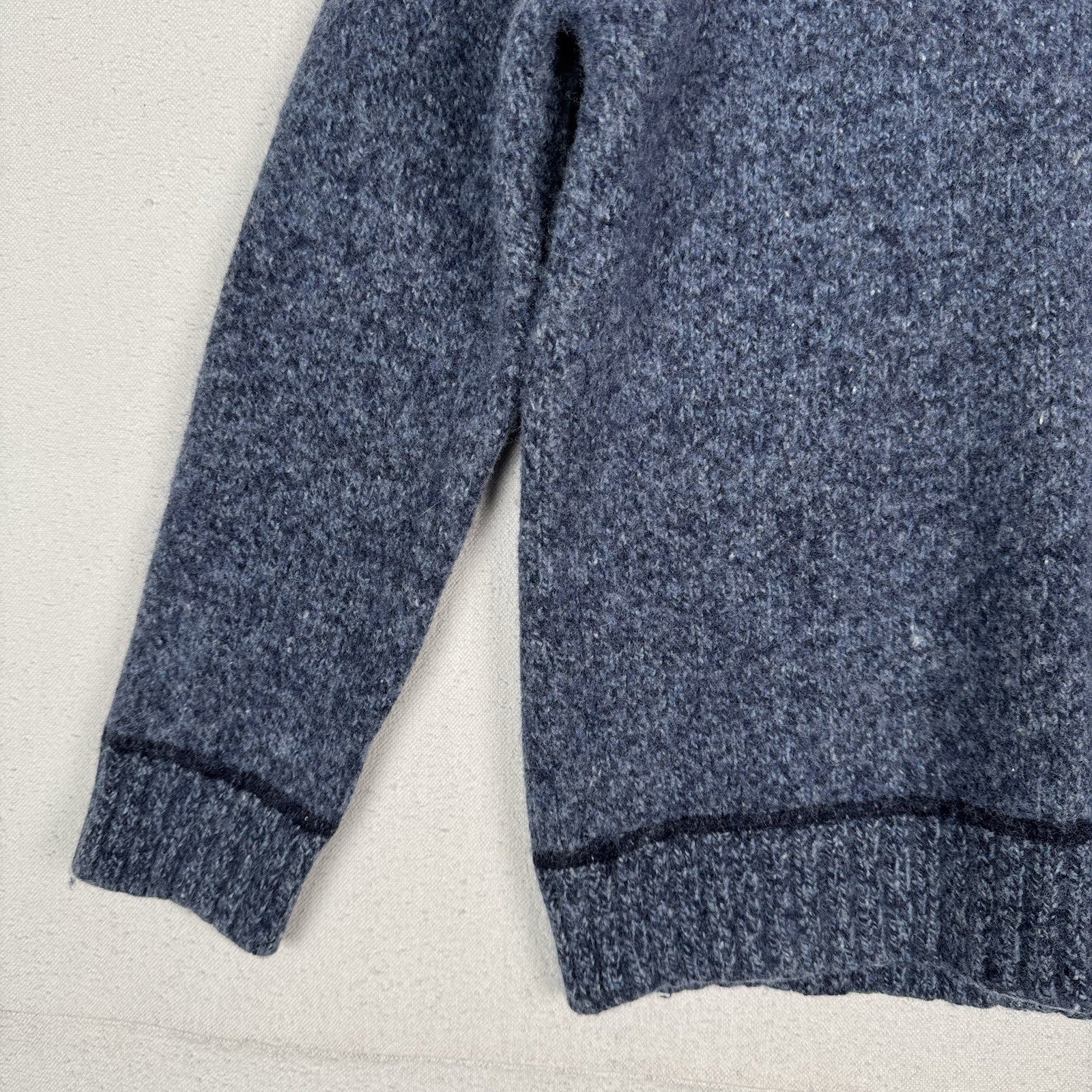 Fjallraven Lada Wool Blend Shawl Collar Sweater Fits Men XS/Youth L *Read=Felted