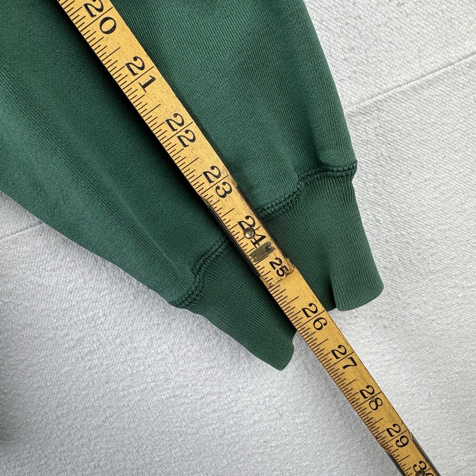 90’s Vtg Polo Ralph Lauren Crew Raglan Sweatshirt Men’s Large Green Sun-Faded