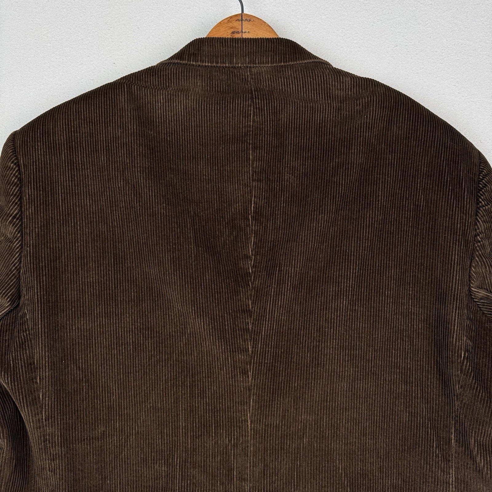 New England Collection Men's Brown Corduroy 2-Button Blazer Size 48R