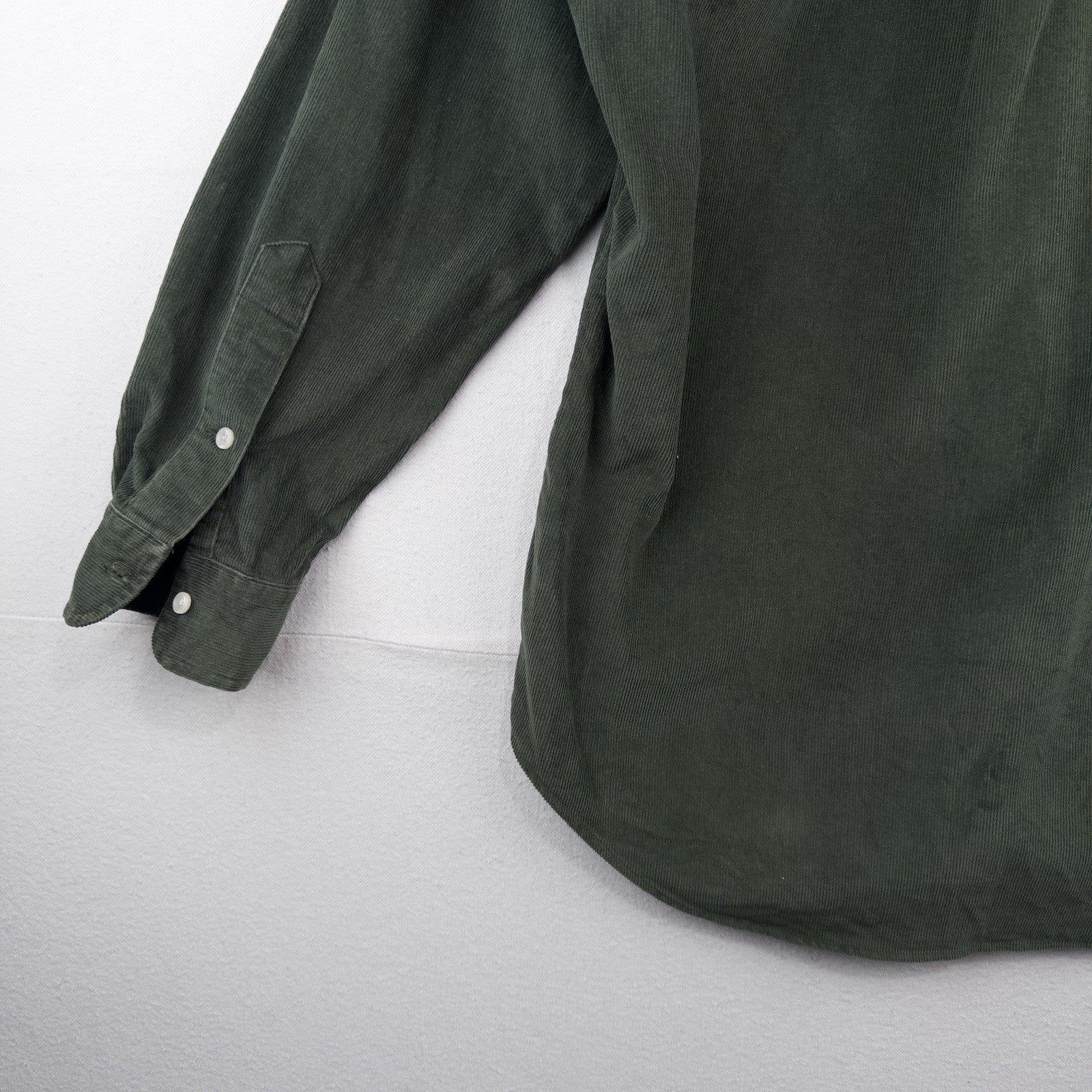 90’s Vtg Polo Ralph Lauren Men’s S Green Blair Corduroy Button Down Shirt