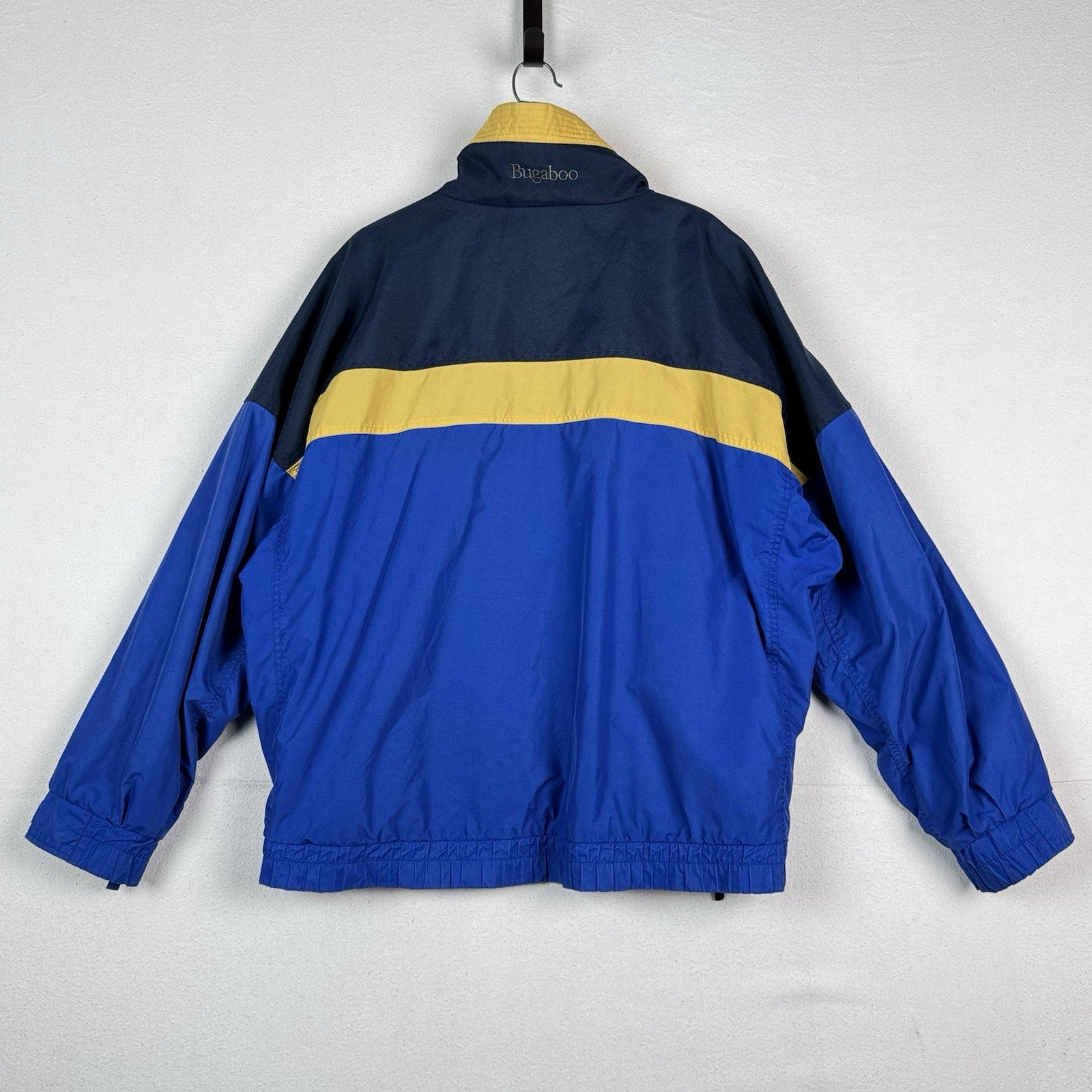 Columbia Bugaboo Jacket Men Size XL Full Zip Blue Yellow - Outer Shell Only