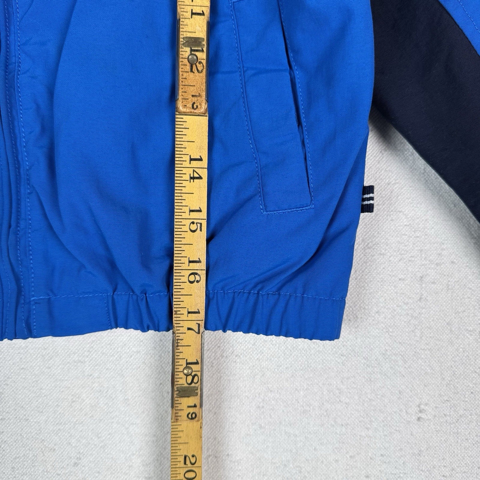 Nautica Jacket Windbreaker Spell Out Toddler Kids Sailing 4T Blue Stowaway Hood
