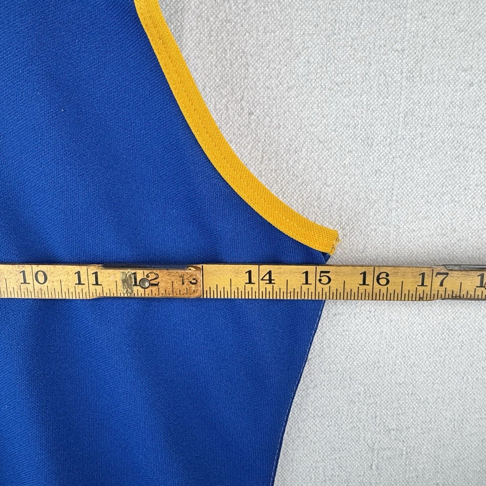 80’s Vintage Brute Wrestling Singlet Adult Medium Blue Gold Made In USA