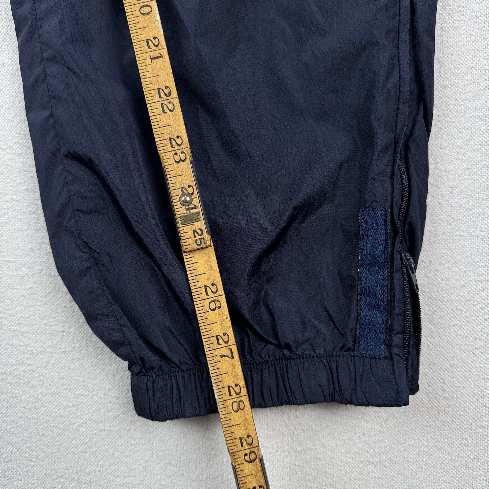 Vintage Lauren Ralph Lauren Track Pants Women’s M Blue Windbreaker Ankle Zip
