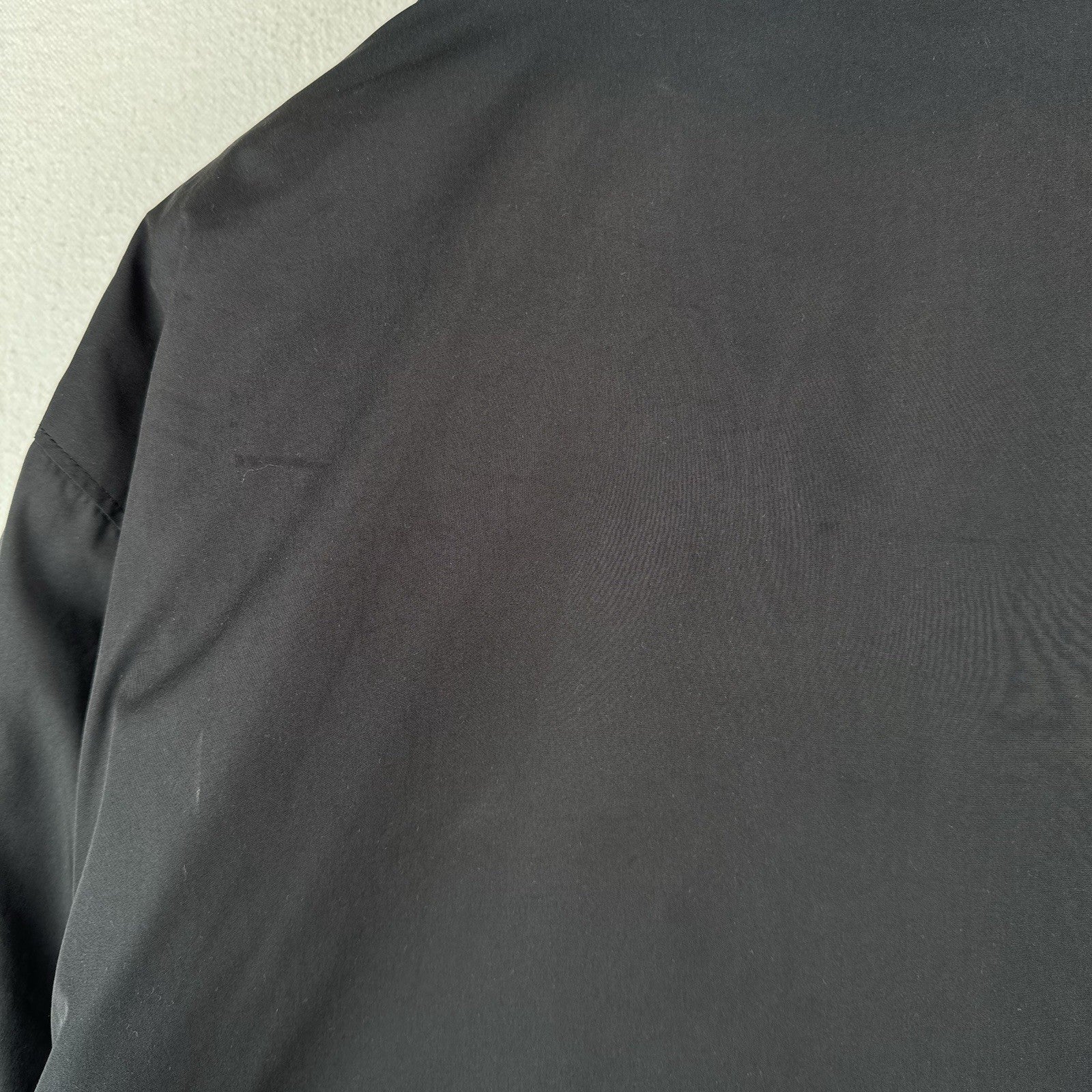 Vtg Polo Ralph Lauren Harrington Jacket Mens 3XB Black Stowaway Hood *Read