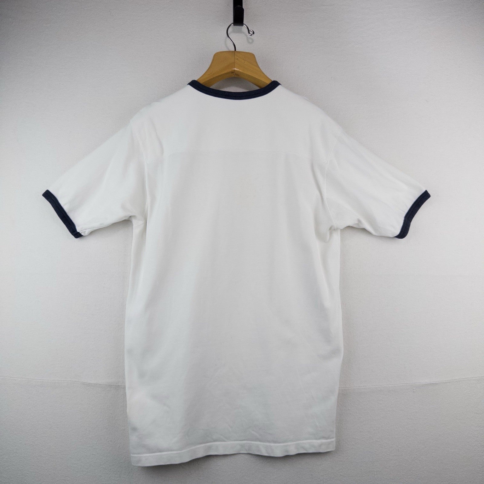 90’s Vtg Polo Sport Ralph Lauren Men’s M Ringer T Shirt V-neck 2-layer Shoulders