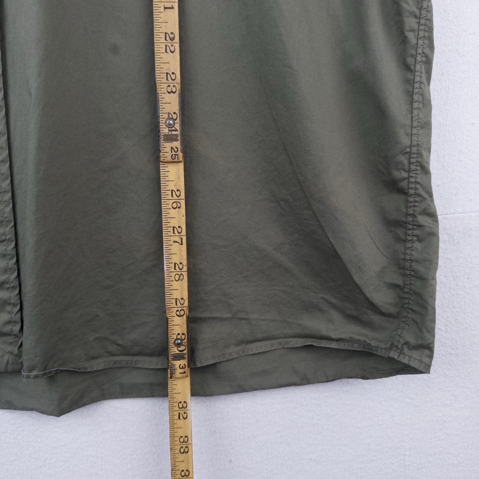 90’s Vtg Polo Ralph Lauren Lightweight SS Button Up Shirt Mens 2XL Green Utility