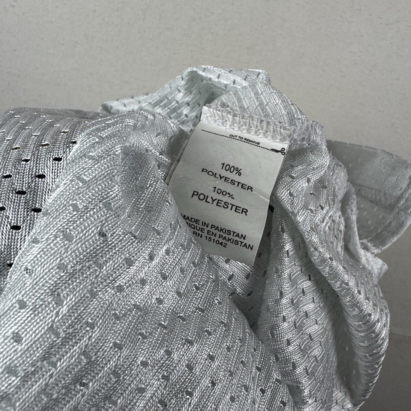 Stadium Series Made of Champions White Hennessy Football Jersey Size Small