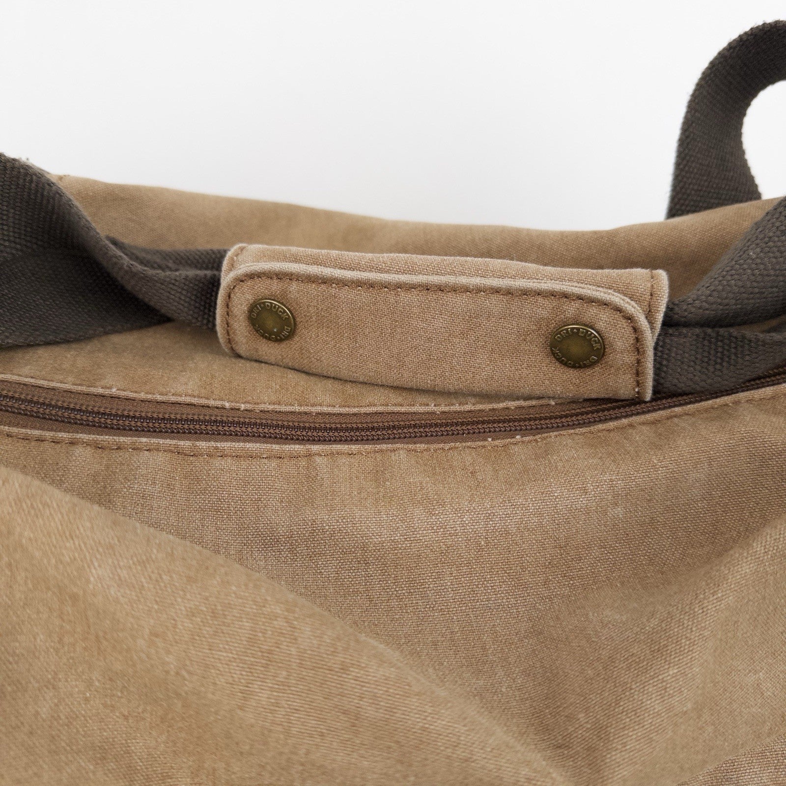 Dri Duck Tan Canvas 20” Duffle Weekender Bag Concrete Canvas 45.9L
