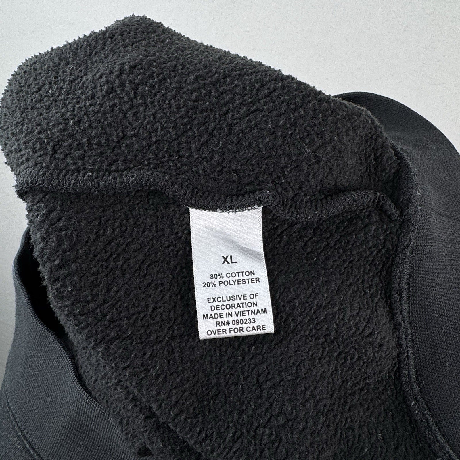 Essentials Fear of God Sweatsuit Mens Black Tracksuit Hoodie XL / Sweatpants 2XL