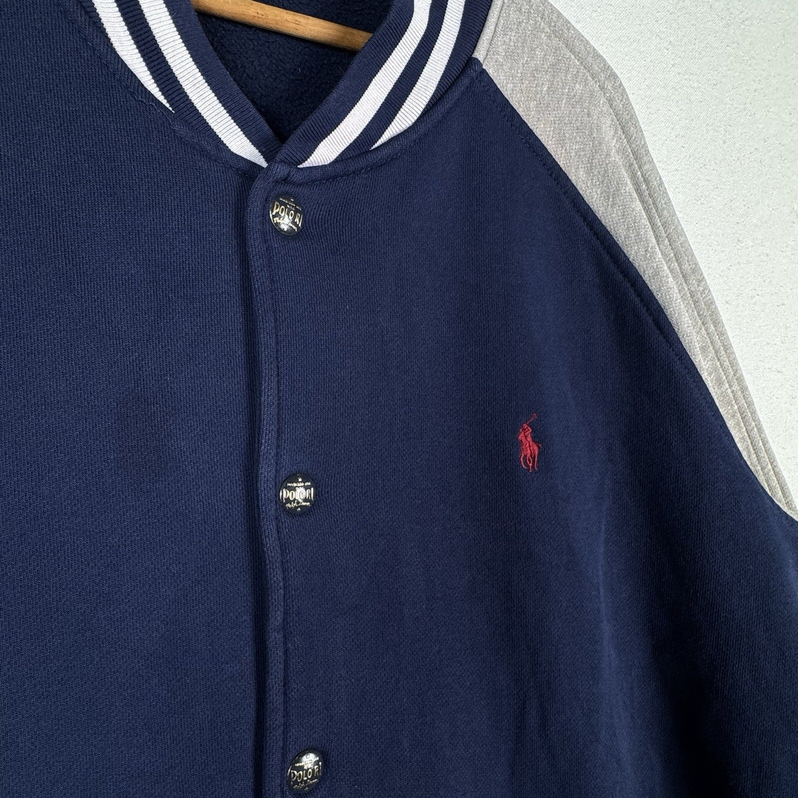 Polo Ralph Lauren Madison Ave Fleece Baseball Jacket Limited Edition XXL *Read