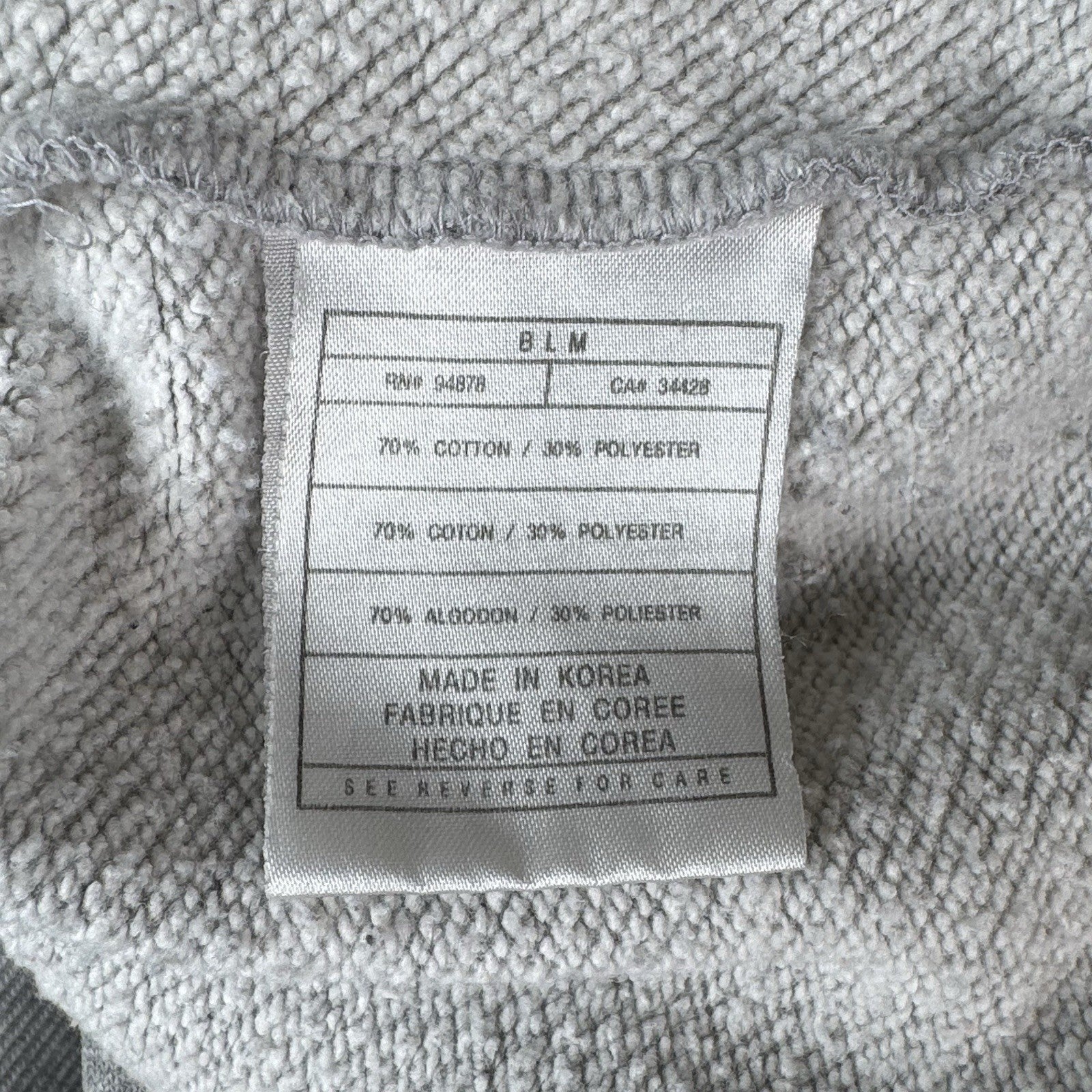 Vintage 90s Nike Center Check Grey Pullover Sweatshirt XL Distressed
