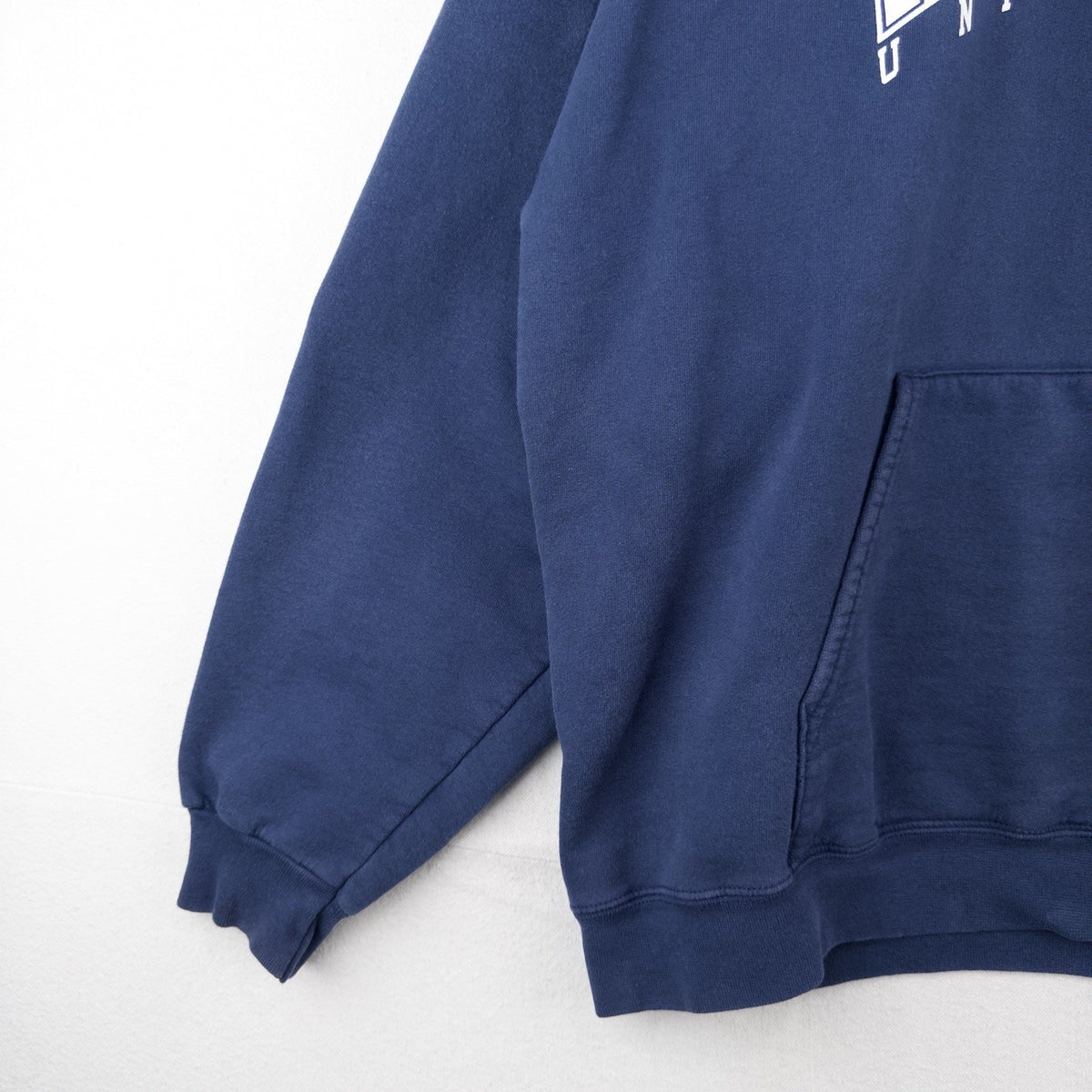 90’s Vtg Hampton University Heavyweight Hoodie Men's XL Blue HBCU *Read