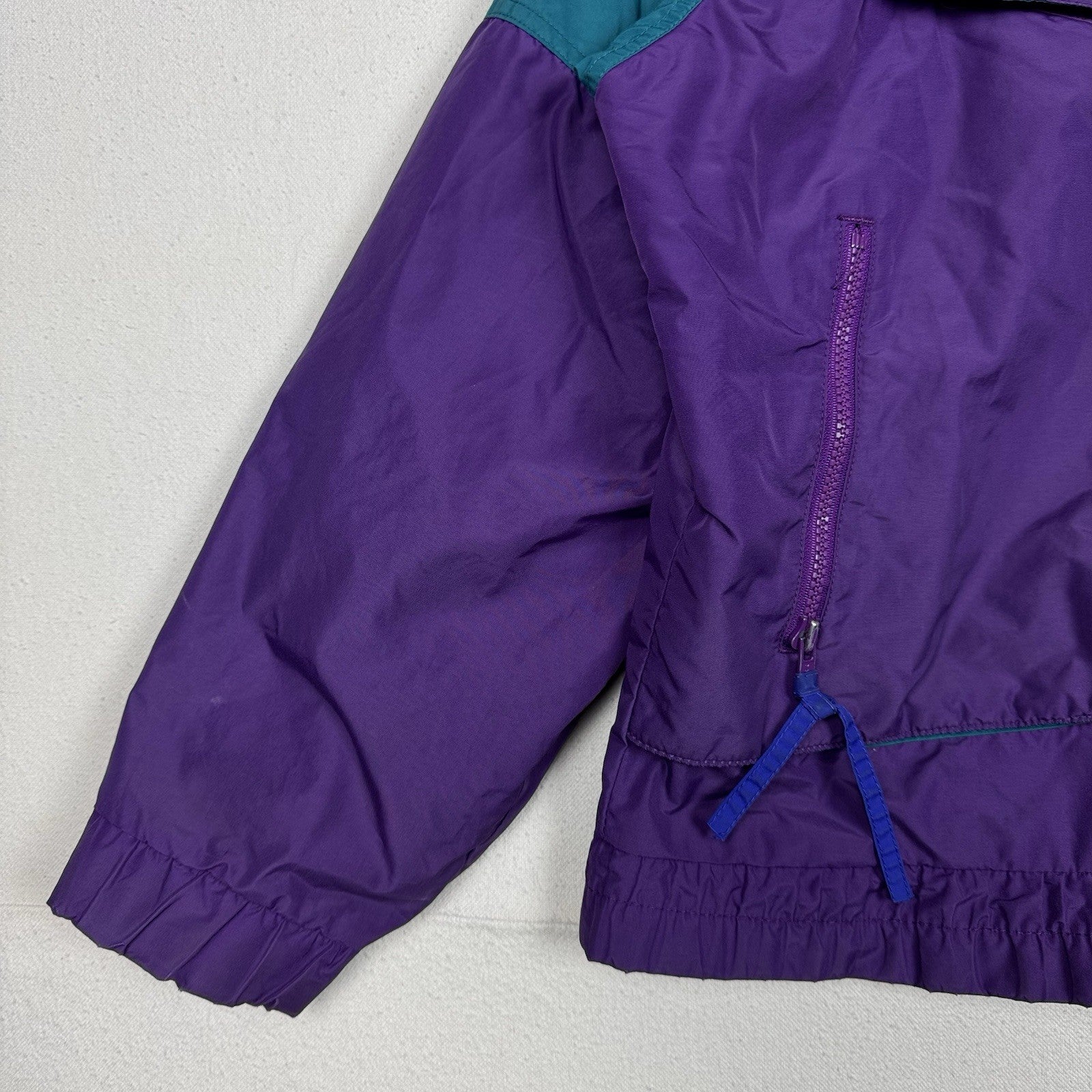 Colorblock Columbia Ski Coat Vintage Powder Keg Women’s XL Jacket Shell 80s 90s