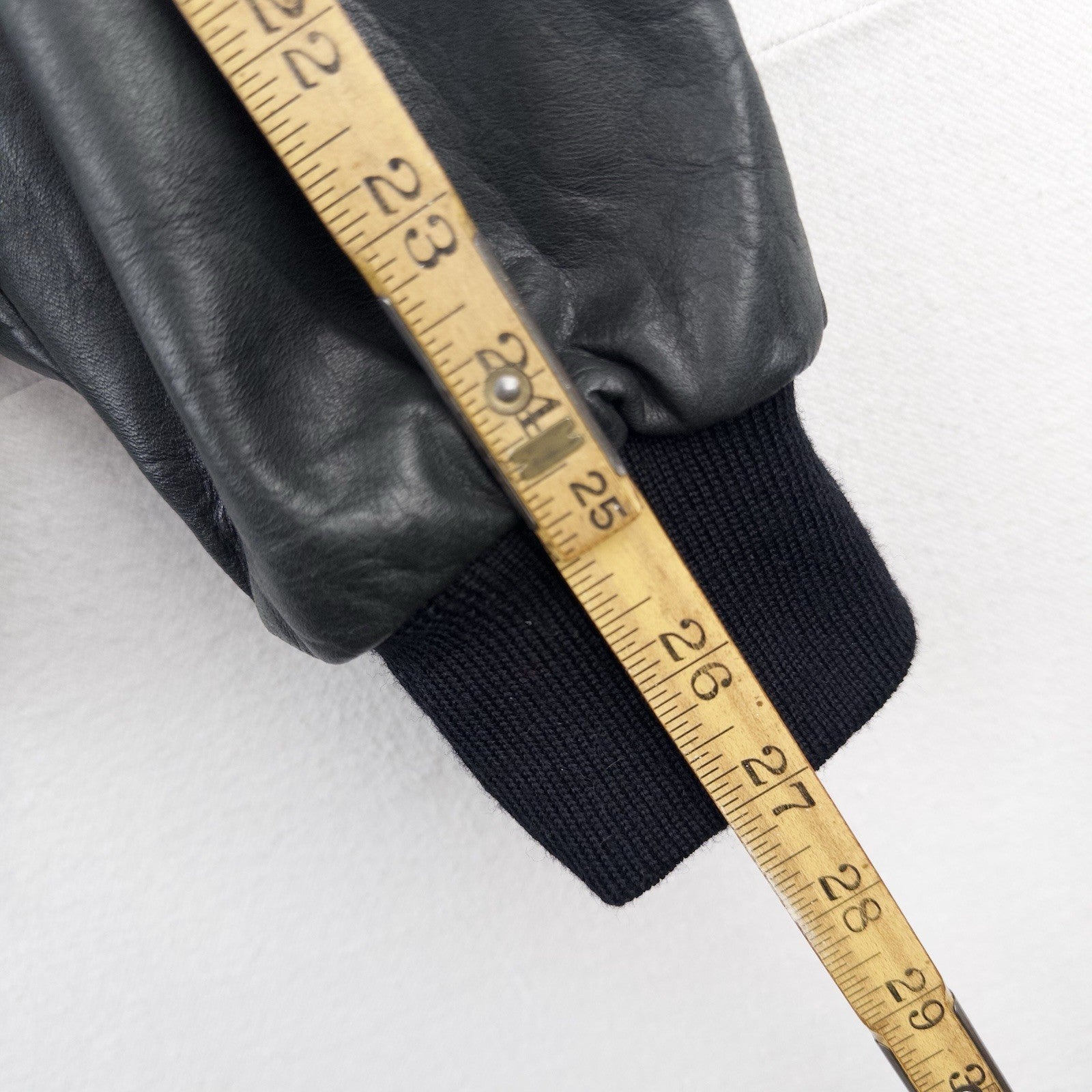 1984 Burger King Varsity Jacket Black Snap Front XL Wool Leather Sleeves USA