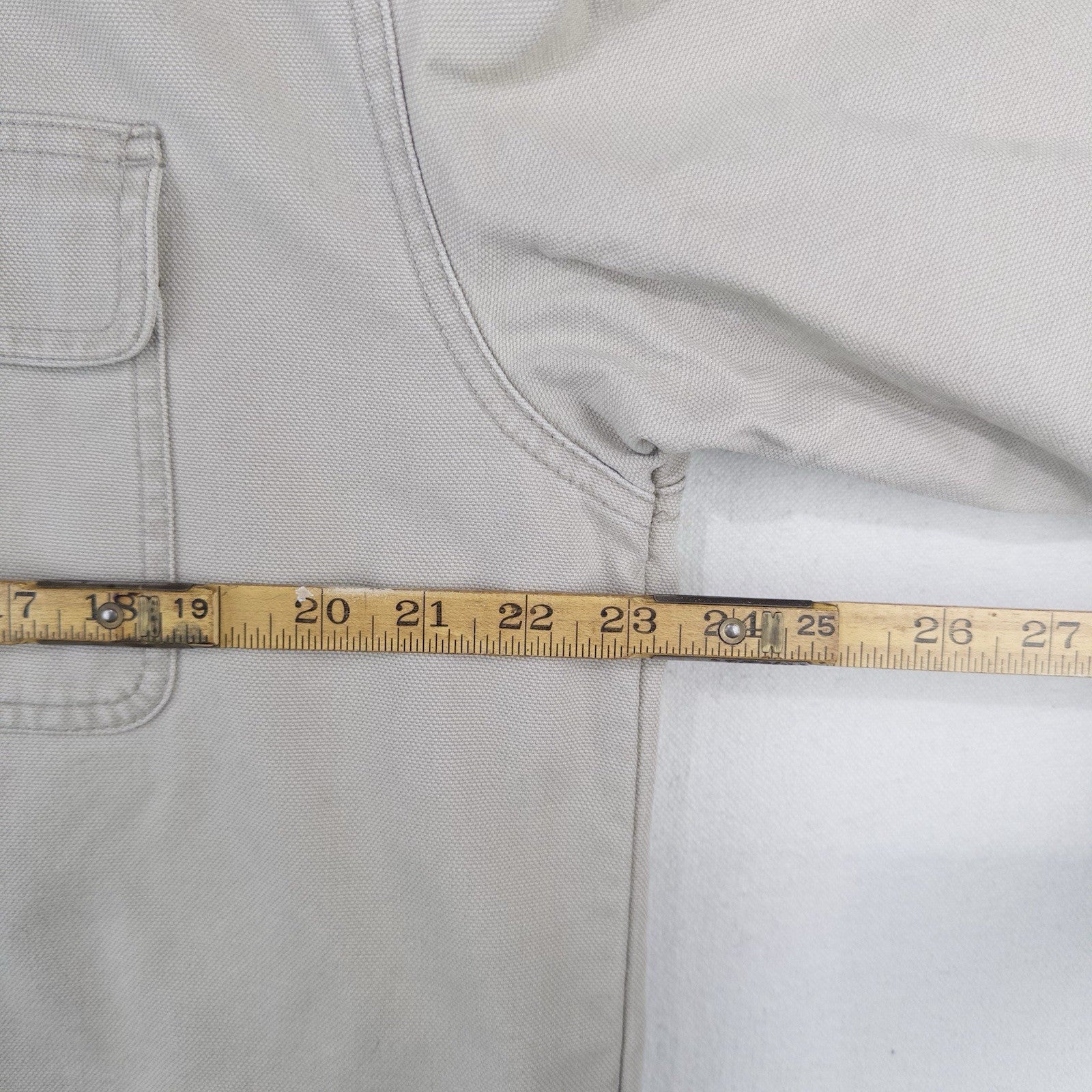 90’s Vtg J Crew Men’s M (46) Heavy Canvas Chore Field Coat Jacket Sherpa Lining
