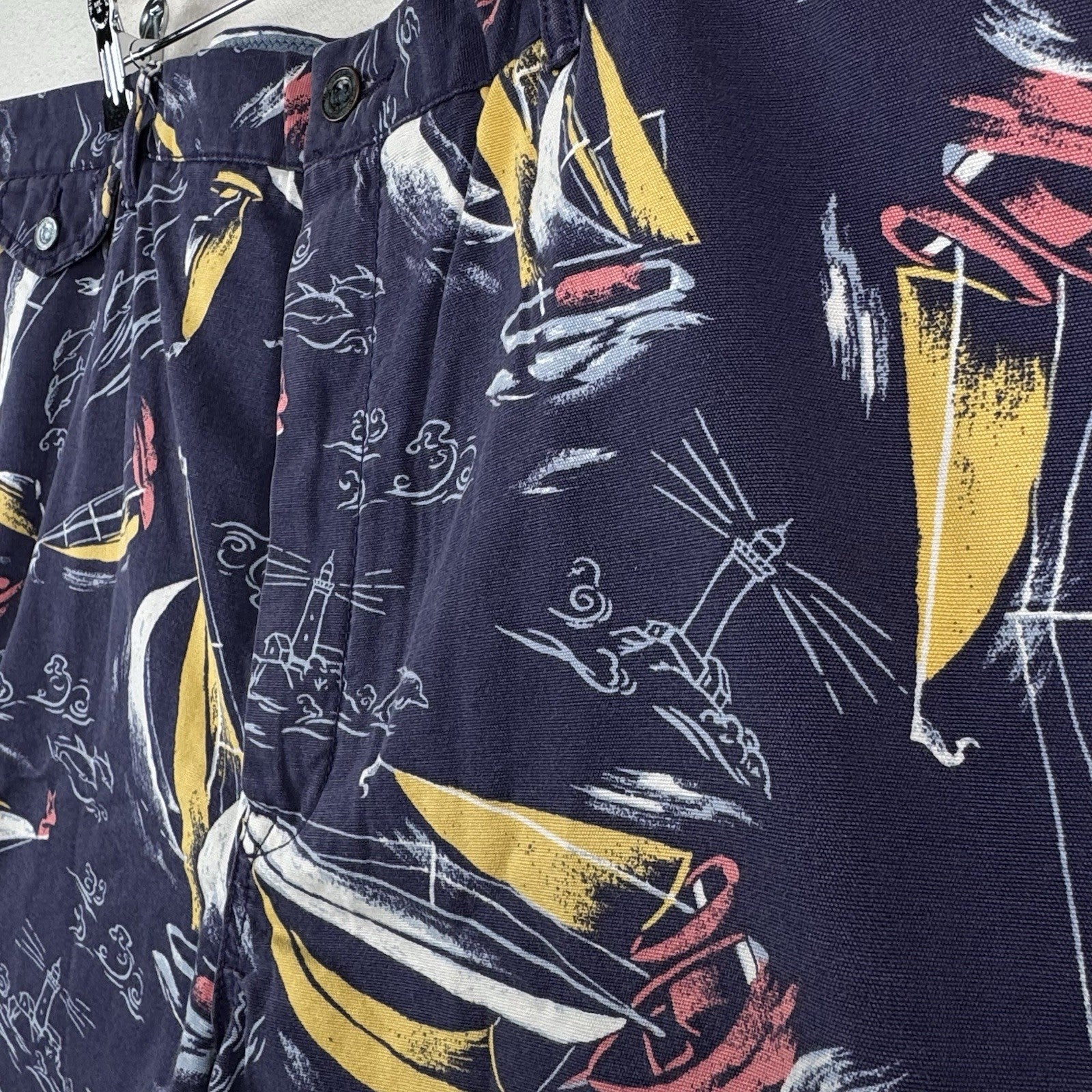 NWT Polo Ralph Lauren Mens Sz 40T Blue Shorts Classic Fit Chino Sailing Nautical