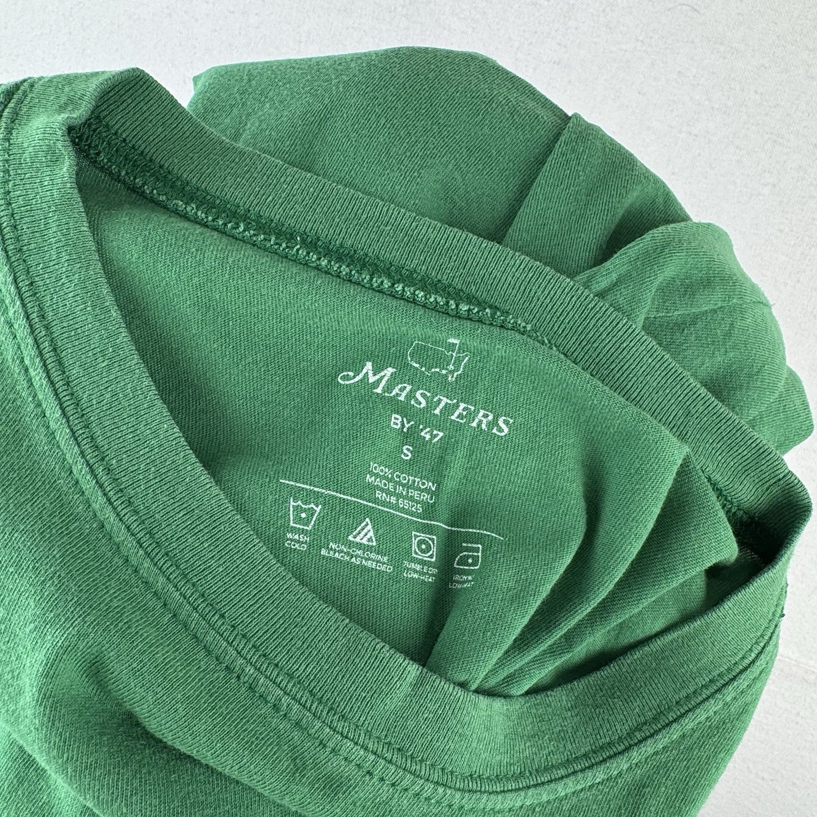 Augusta National Masters Tournament T Shirt Green Size Small