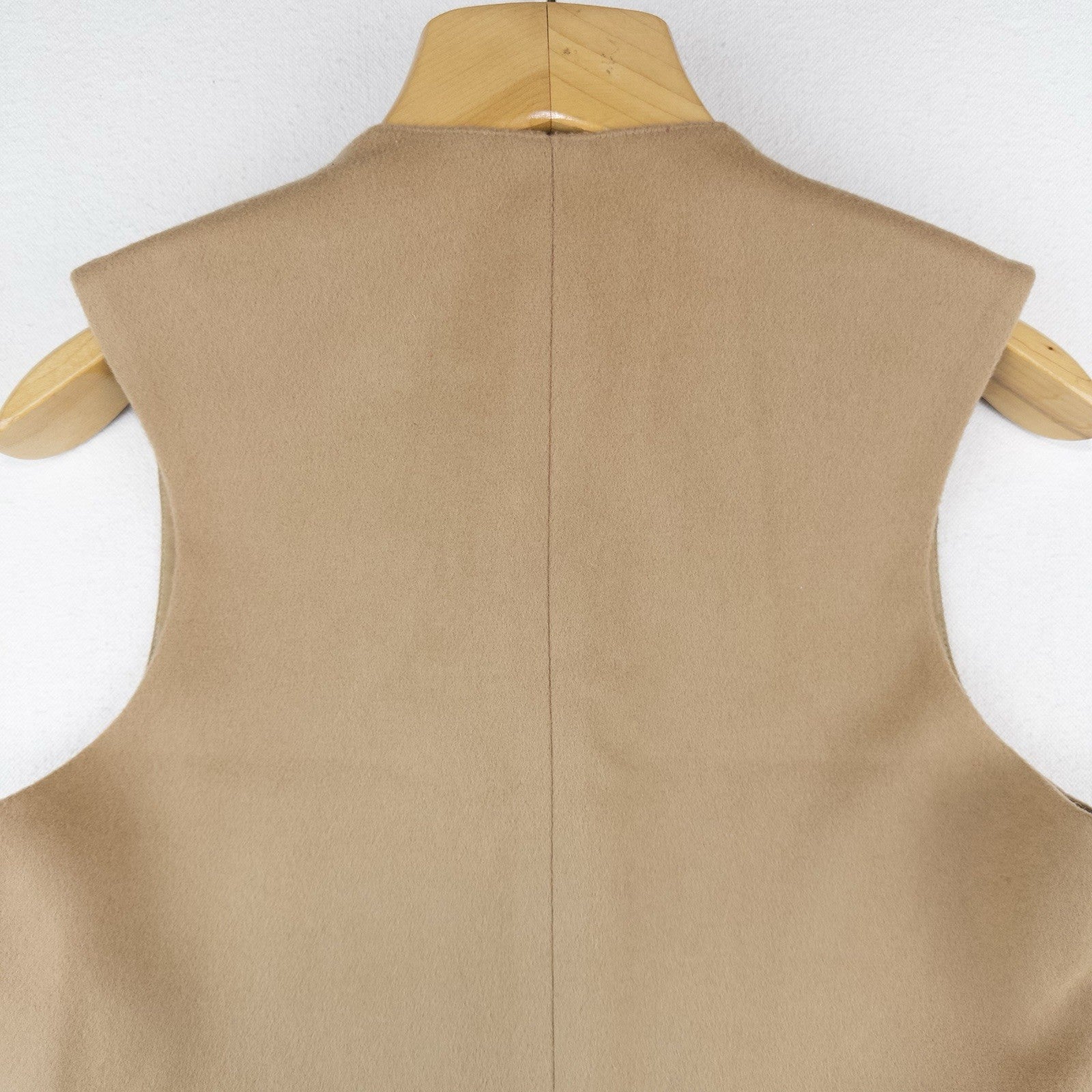80’s Vtg  LL Bean Wool Cashmere Vest Women’s Small Camel Tan Button Down