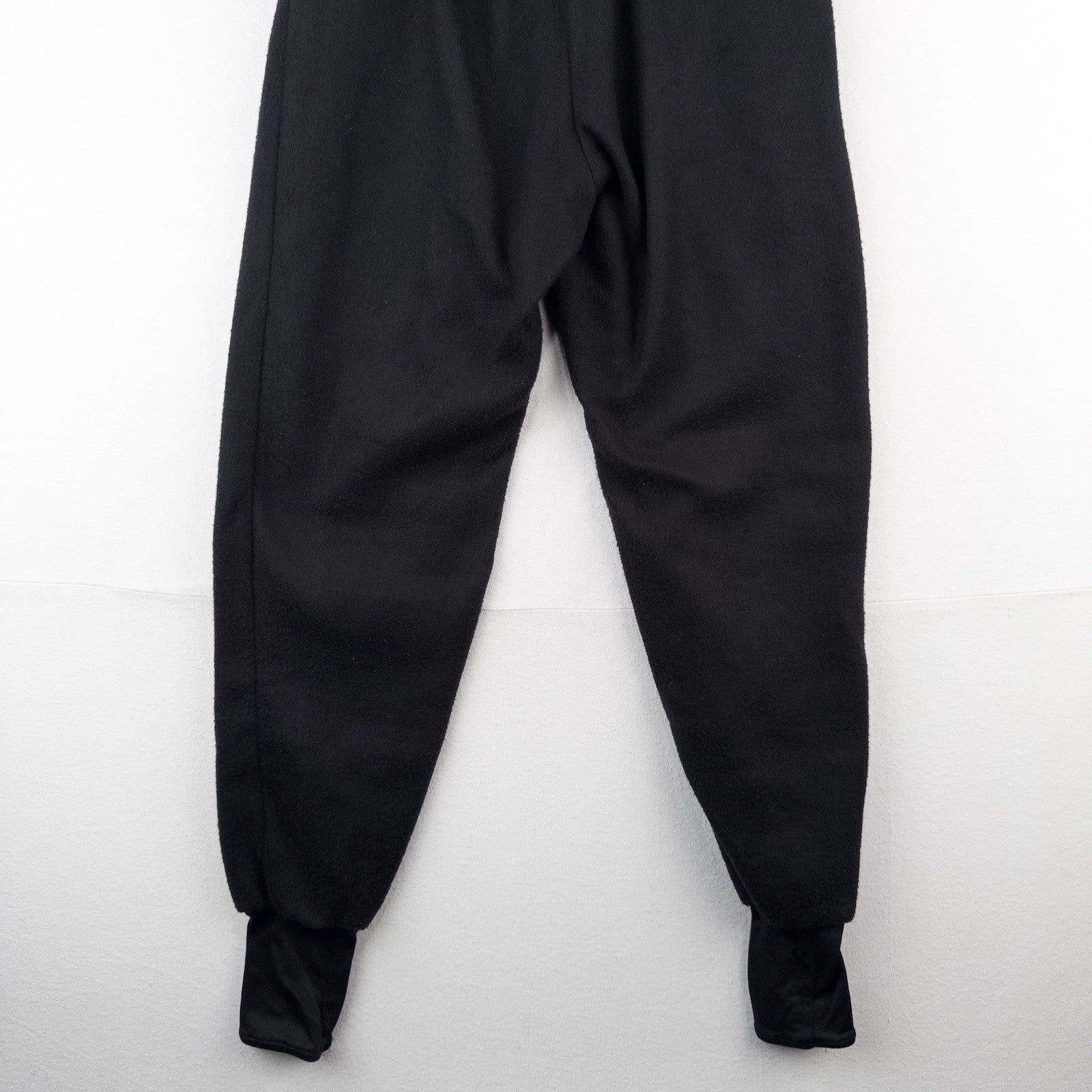 90s Vtg Columbia Women’s Small Spell Out Fleece Sweatpants Joggers Pants Black