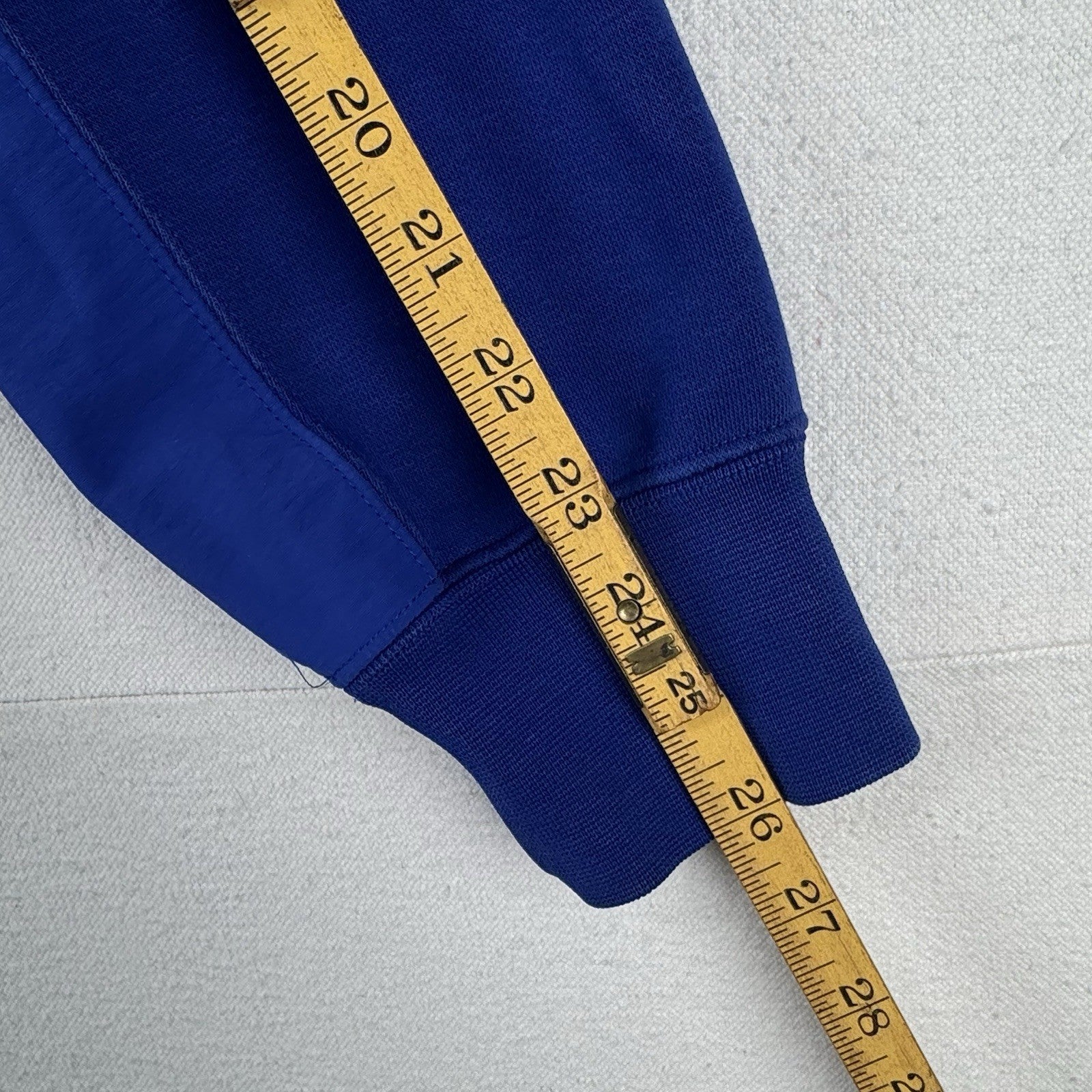 Polo Ralph Lauren Men’s M Logo Spectre Pullover Fleece Hoodie Quarter Zip Blue