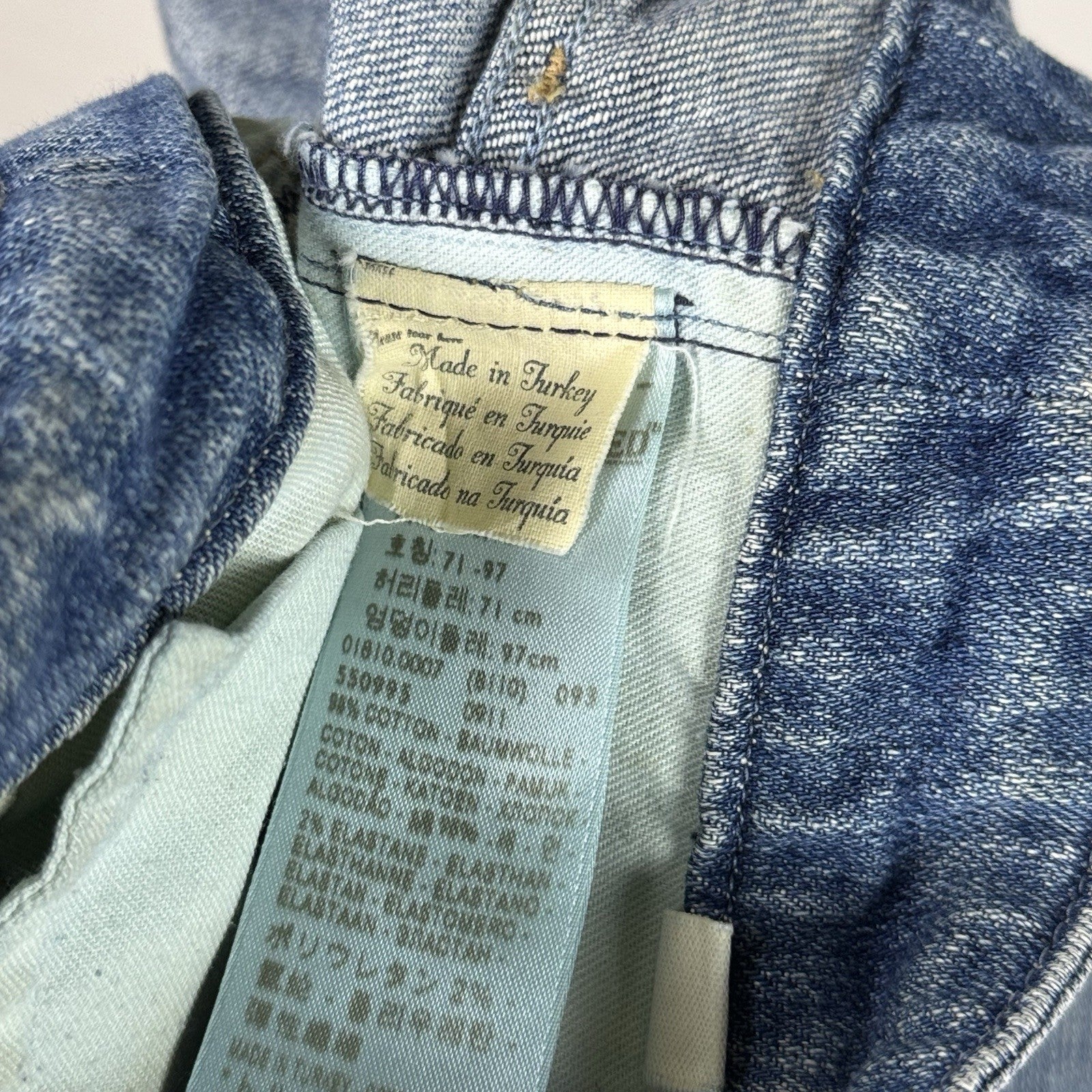 Made & Crafted Levi's Blue Medium Wash Marker Tapered Jeans Women’s Size 28x32