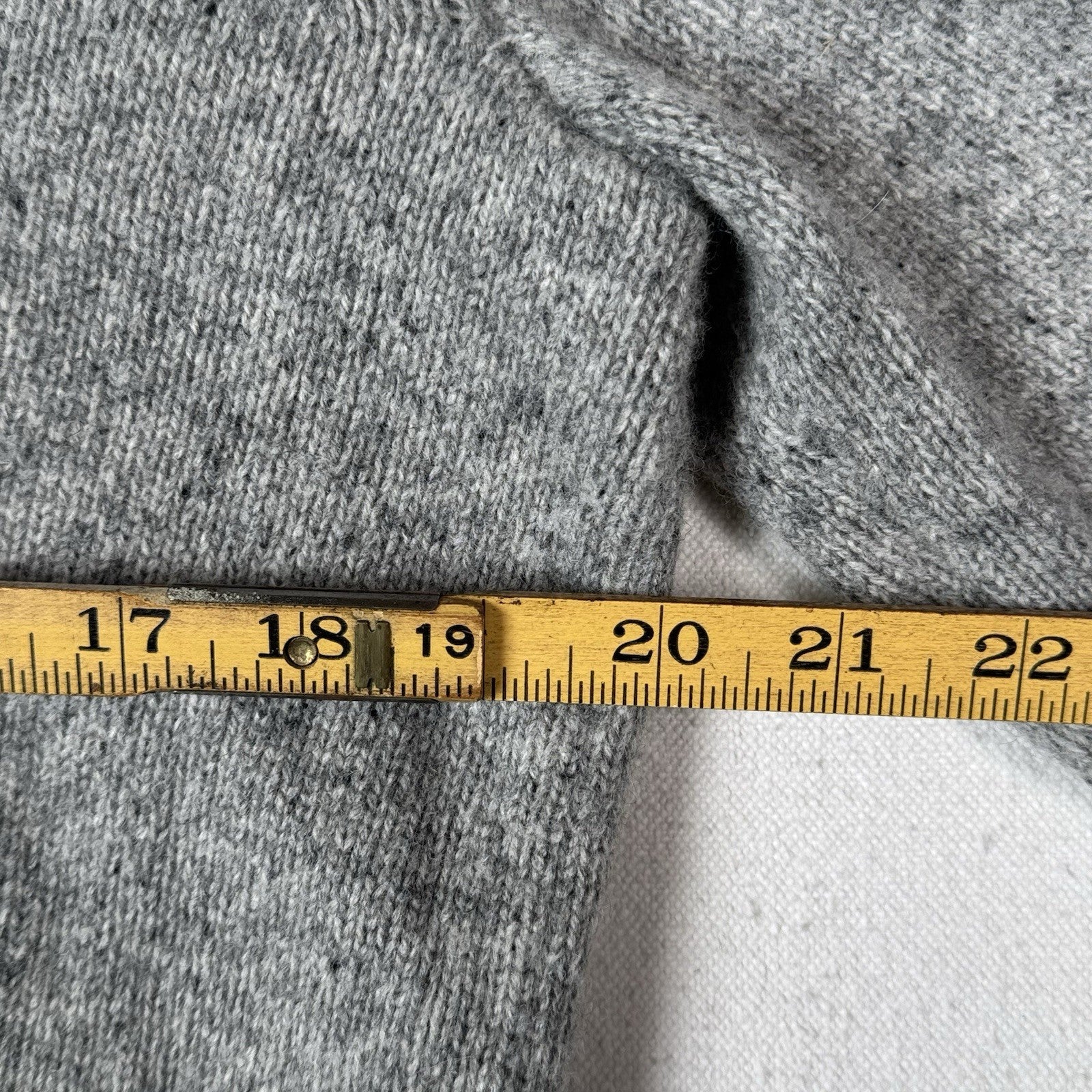 Gap Lambswool Sweater Men's Donegal Eng Stripe Gray Off-white Medium
