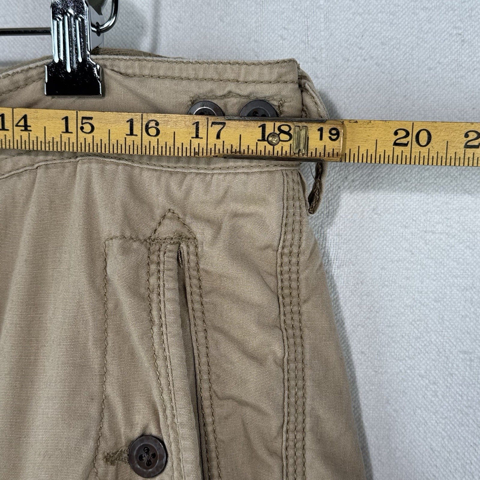 90’s Vtg Polo Ralph Lauren Men’s 36x30 Pocket Cargo Pants Military Beige M-51