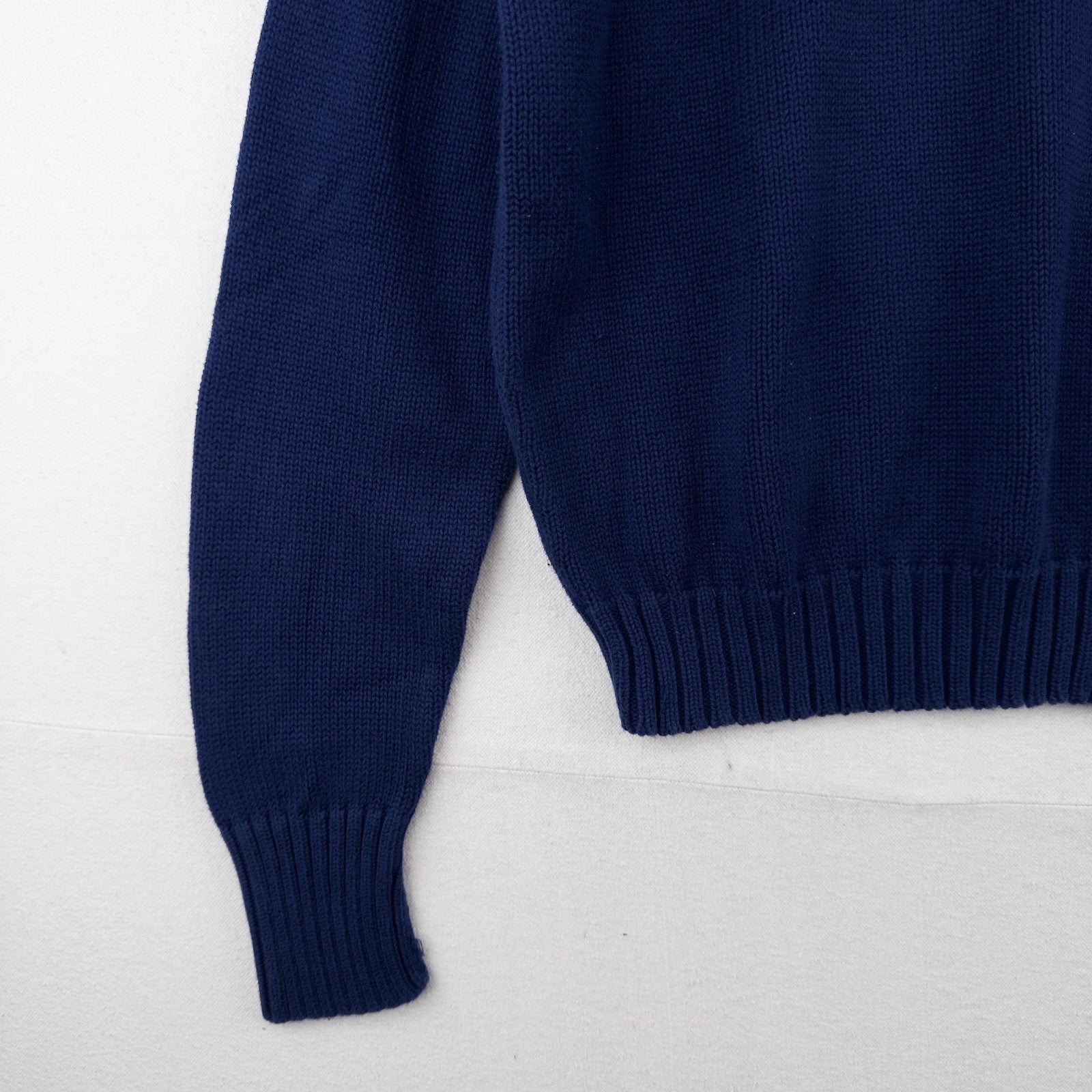90’s Vtg Polo Ralph Lauren Turtleneck Cotton Sweater Men M Blue Black Stripe
