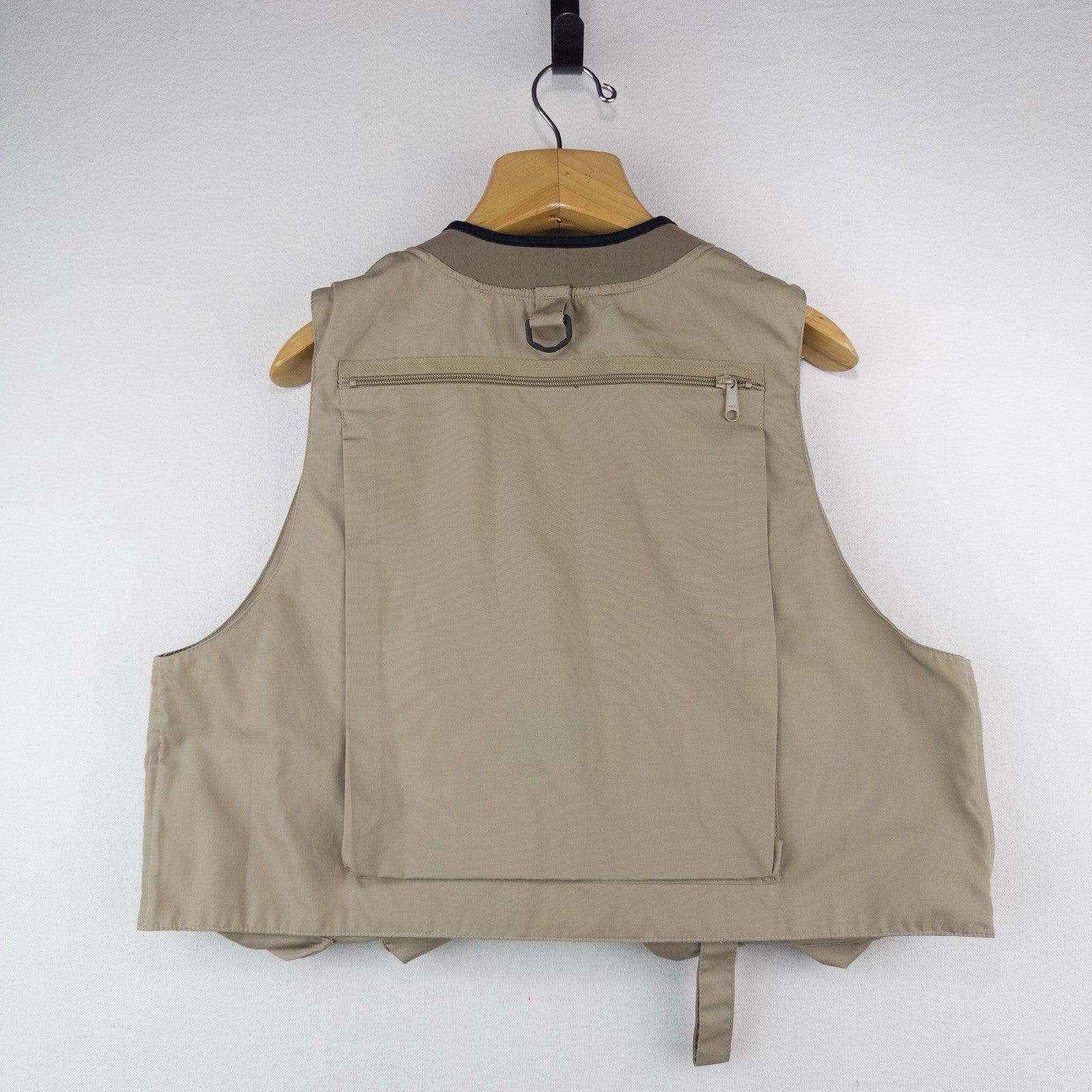 90’s Vtg Columbia PFG Khaki Fly Fishing Utility Vest Men's M Cushioned Collar