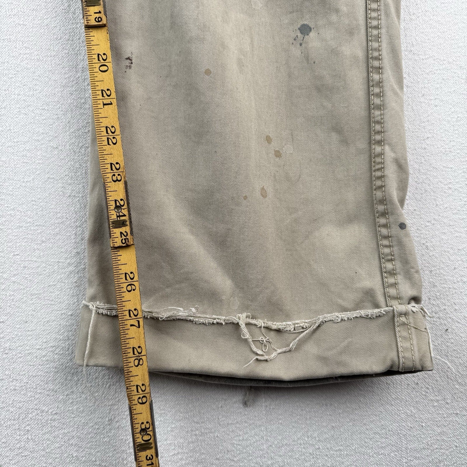 Polo Ralph Lauren Pollack Paint Splatter Distressed Buckle Back Chino Pant 36x30