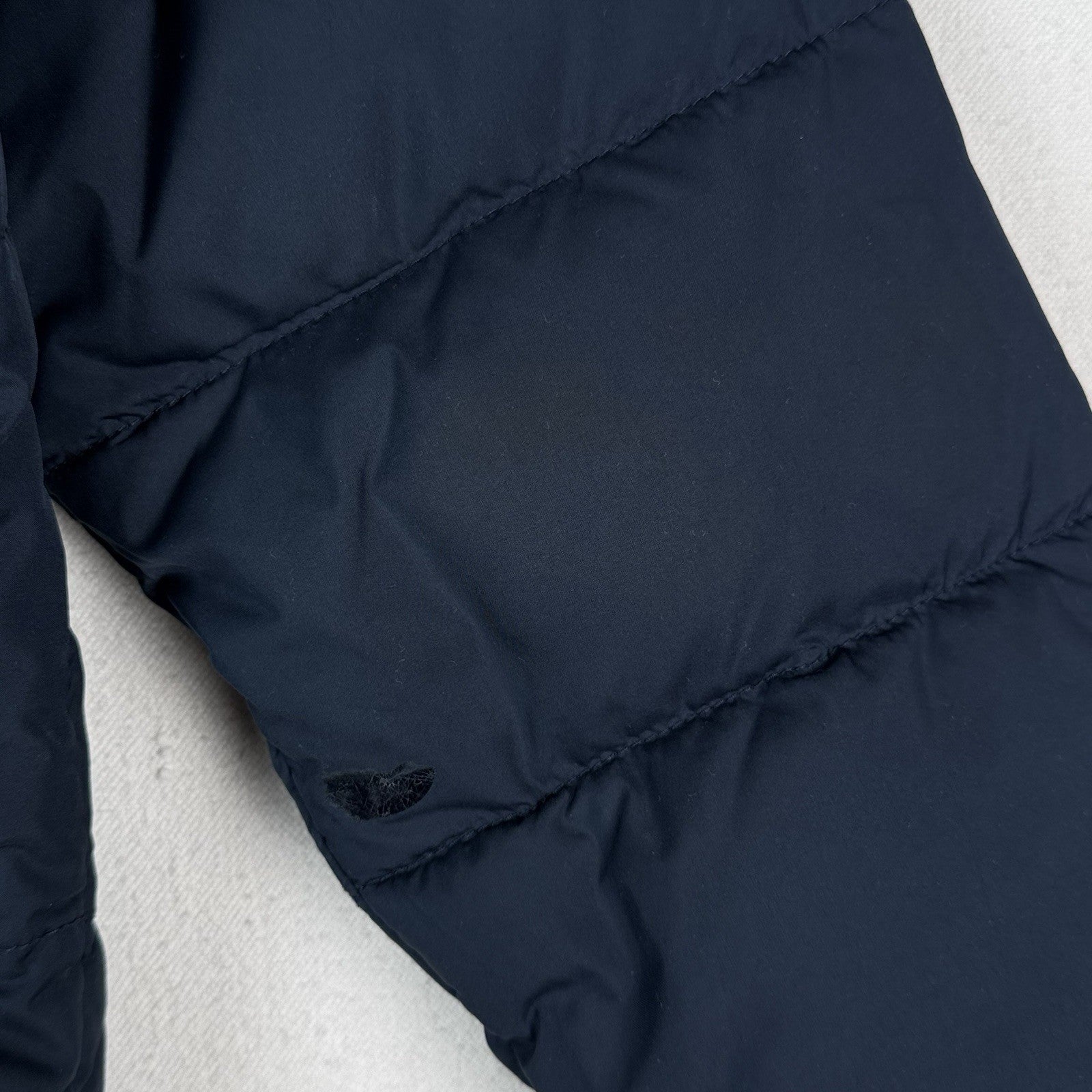 Vintage Polo Ralph Lauren Kid's Navy Blue Down Puffer Jacket Sz M 10-12 *Read
