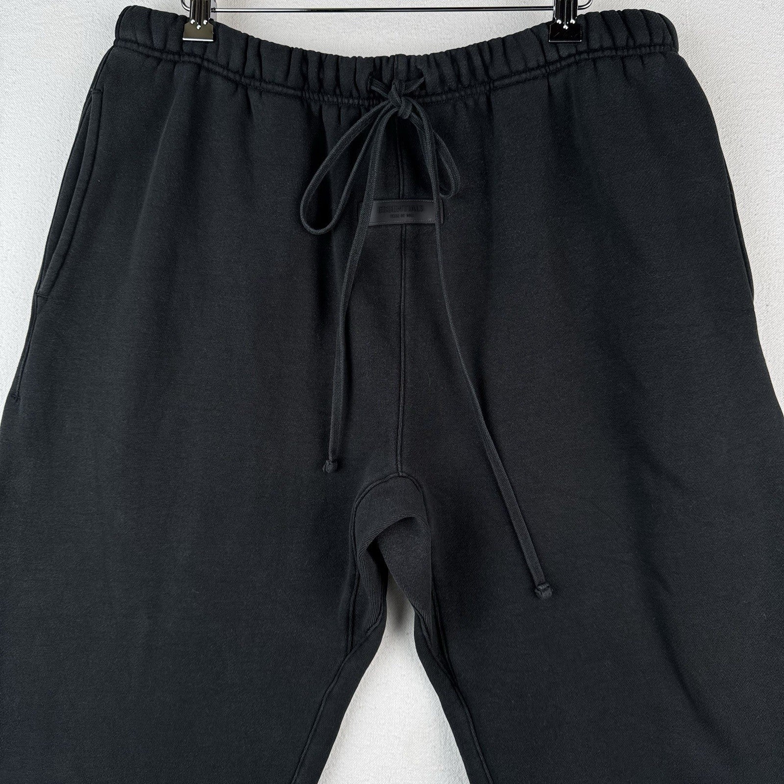 Essentials Fear of God Sweatsuit Mens Black Tracksuit Hoodie XL / Sweatpants 2XL