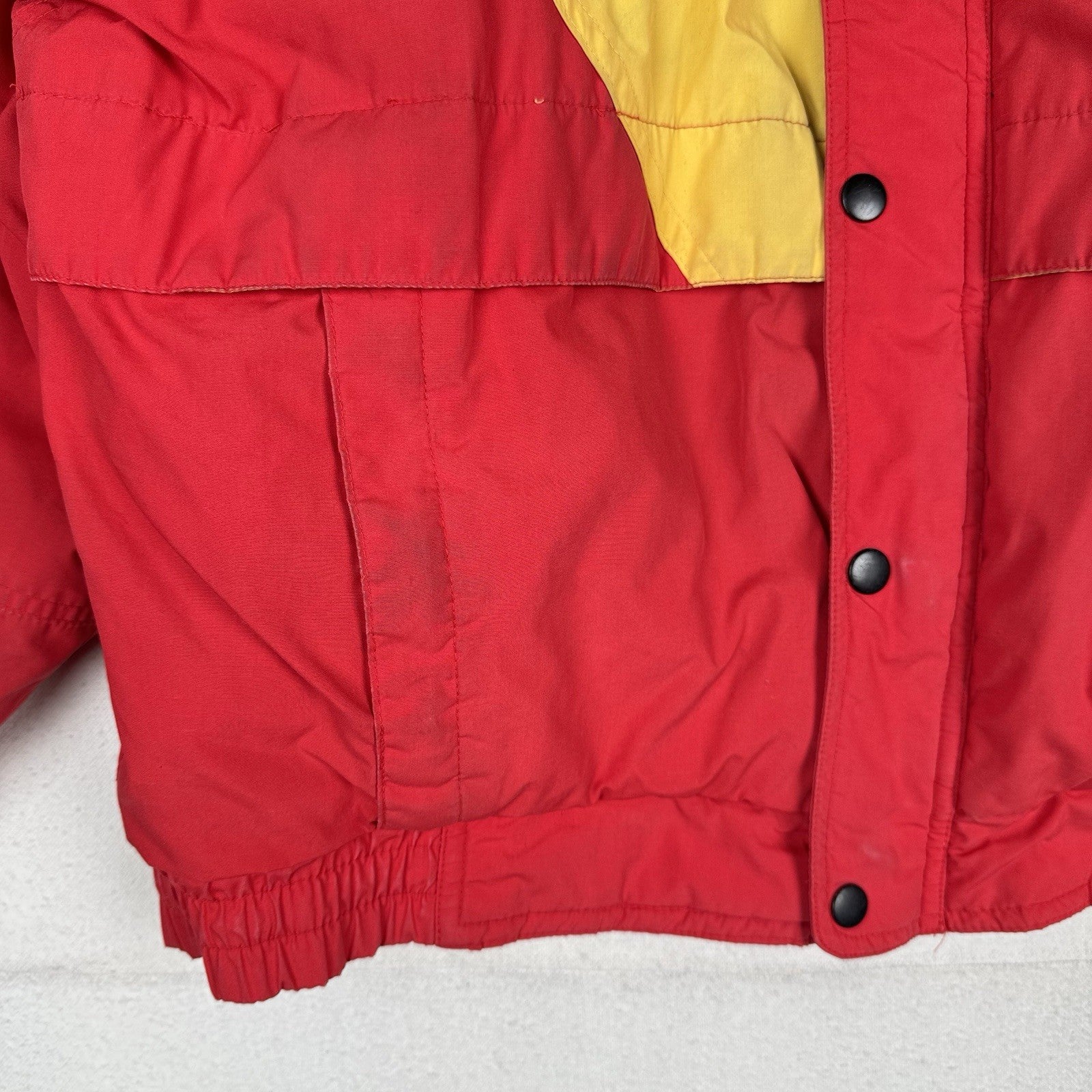 Vtg 80’s William Barry Struggle Gear Mountain Ski Jacket Men's Large Colorblock