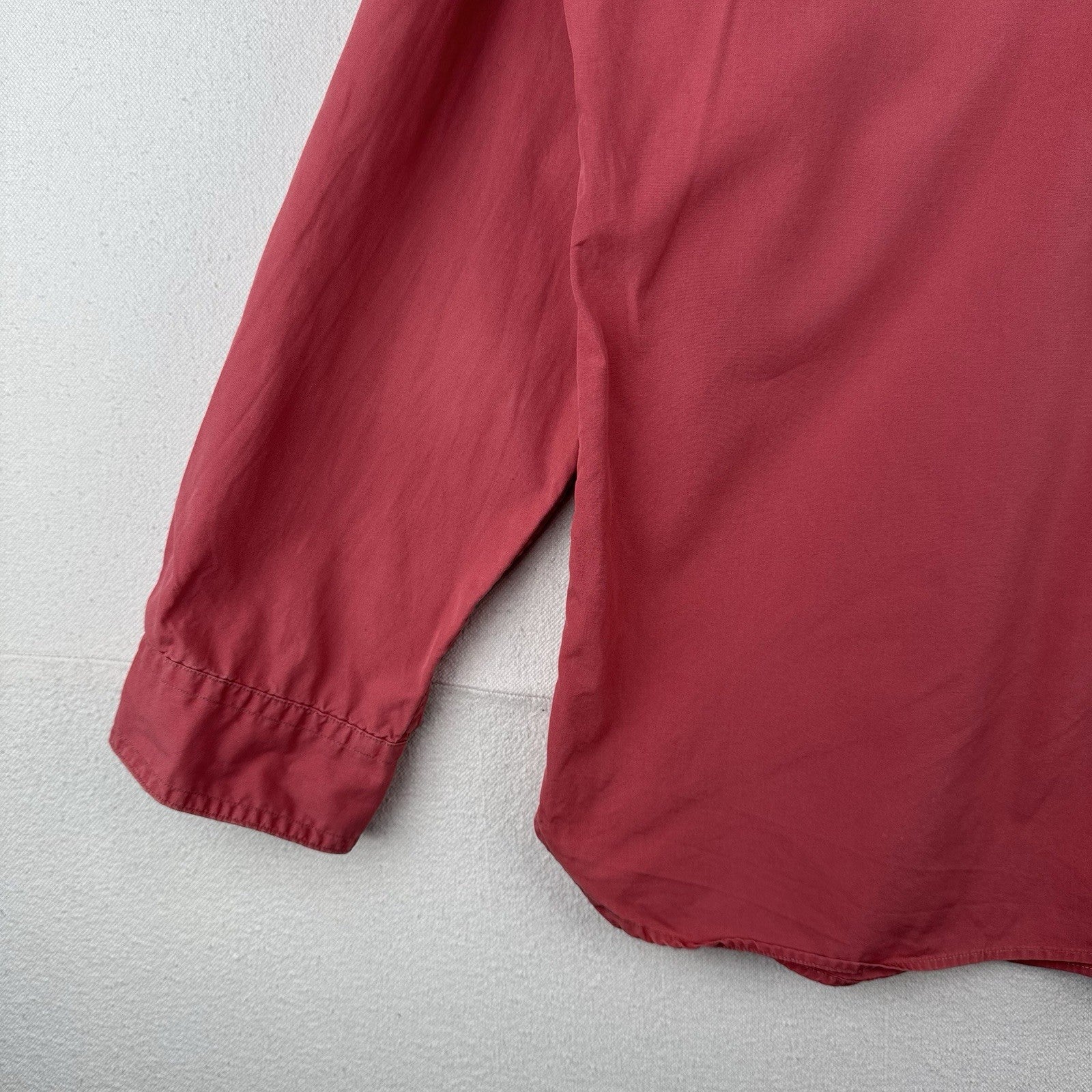 90’s Vtg Polo Ralph Lauren Men’s XL Military Safari Shirt Button Up Salmon Pink