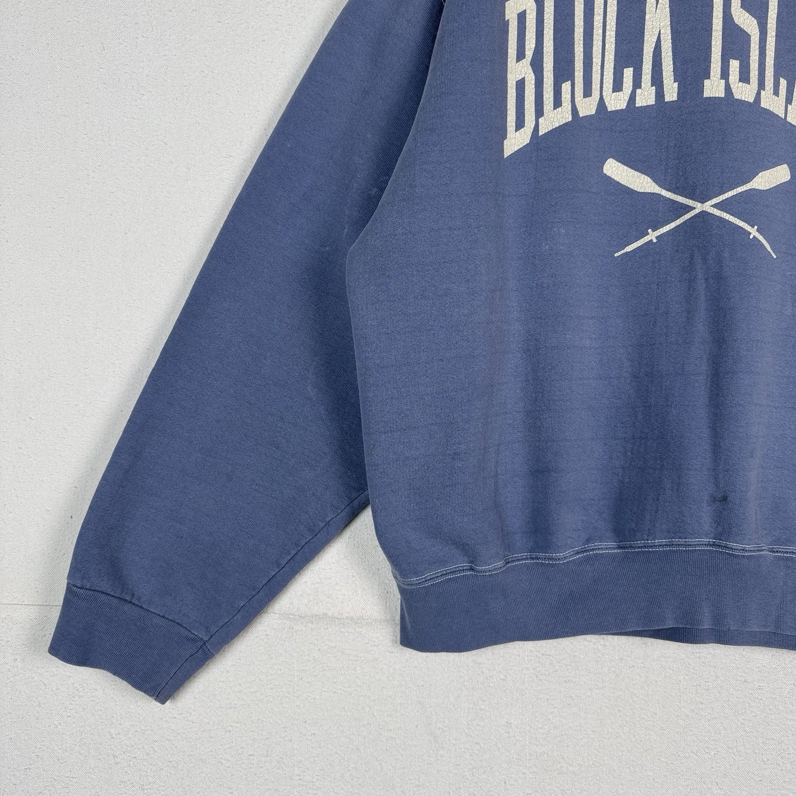 Vintage Block Island Oarsman Crew Sweatshirt Size XL Purple *No Tag