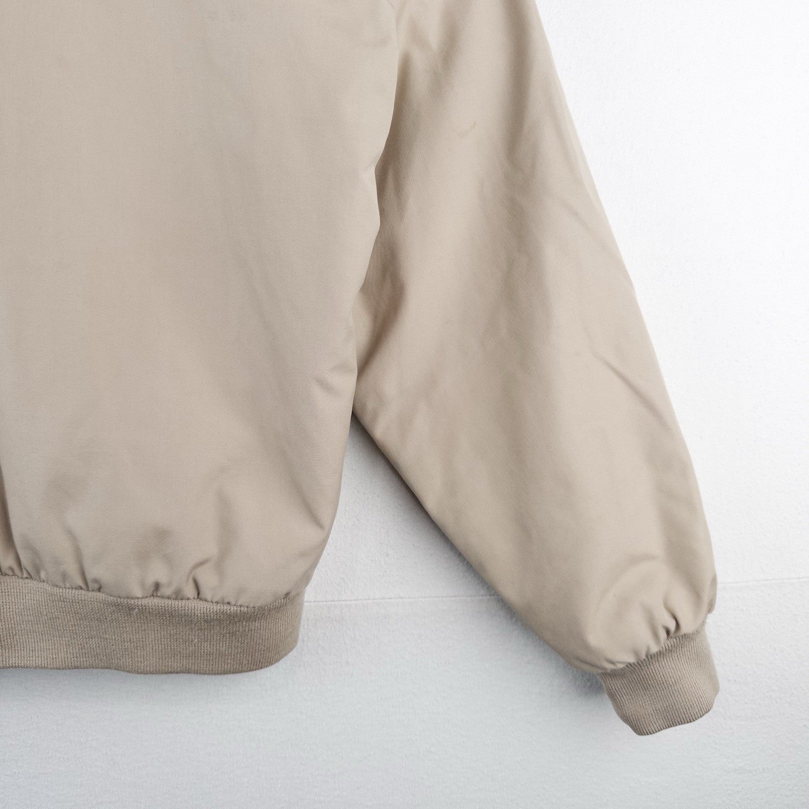 80’s Vtg IZOD Lacoste Bomber Jacket Men’s Large Quilted Down Corduroy Collar
