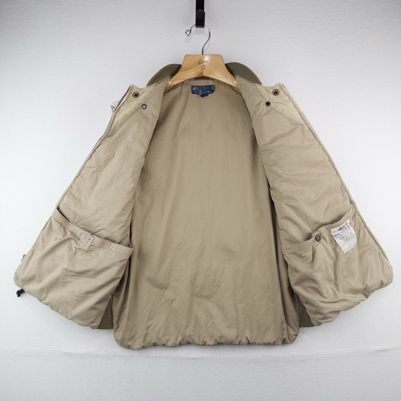 1991 Ralph Lauren Polo Vintage Quilted Utility Fishing Cargo Core Gilet Vest L