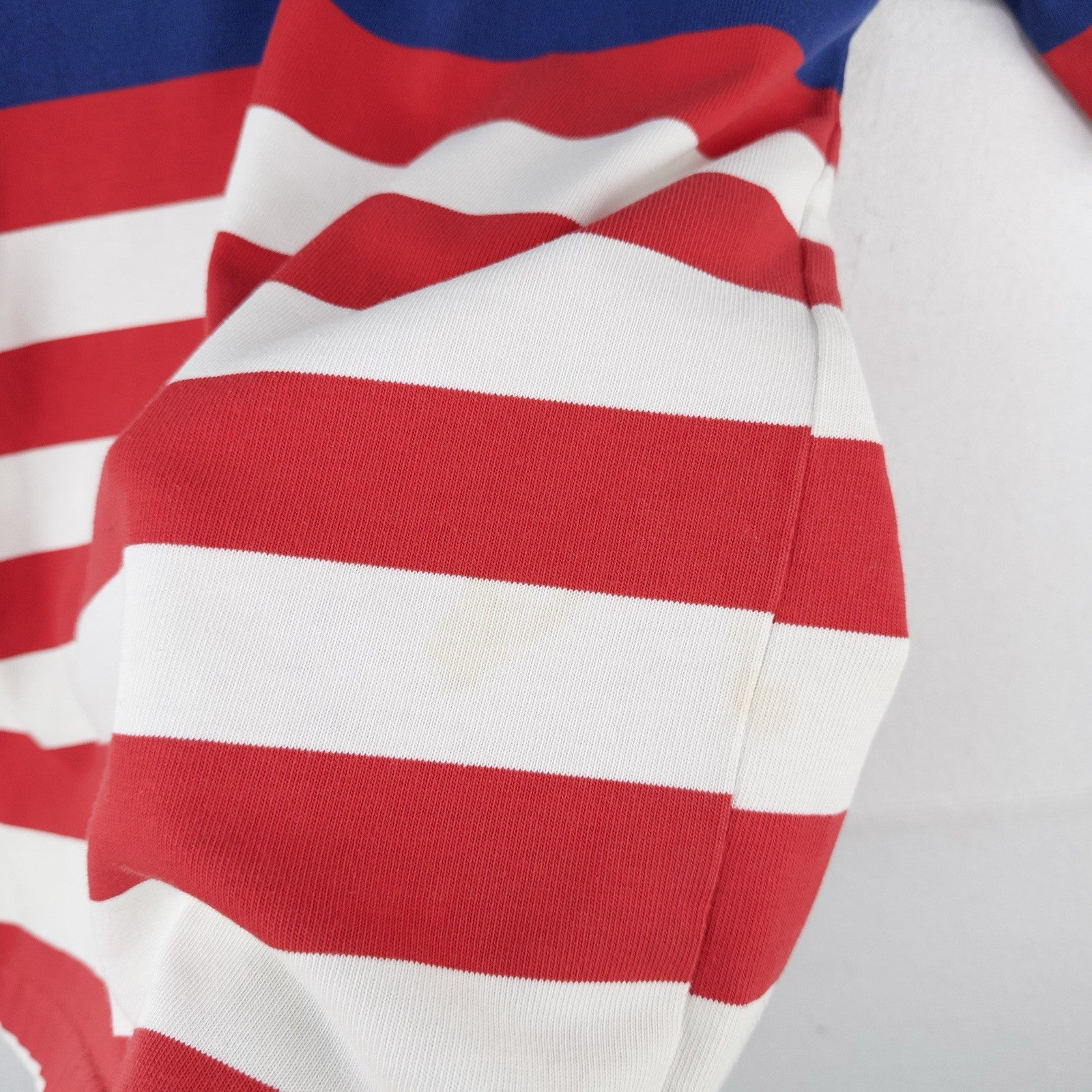1993 Vtg Canterbury USA Rugby Flag Short Sleeve Polo League Jersey Mens XL (46)