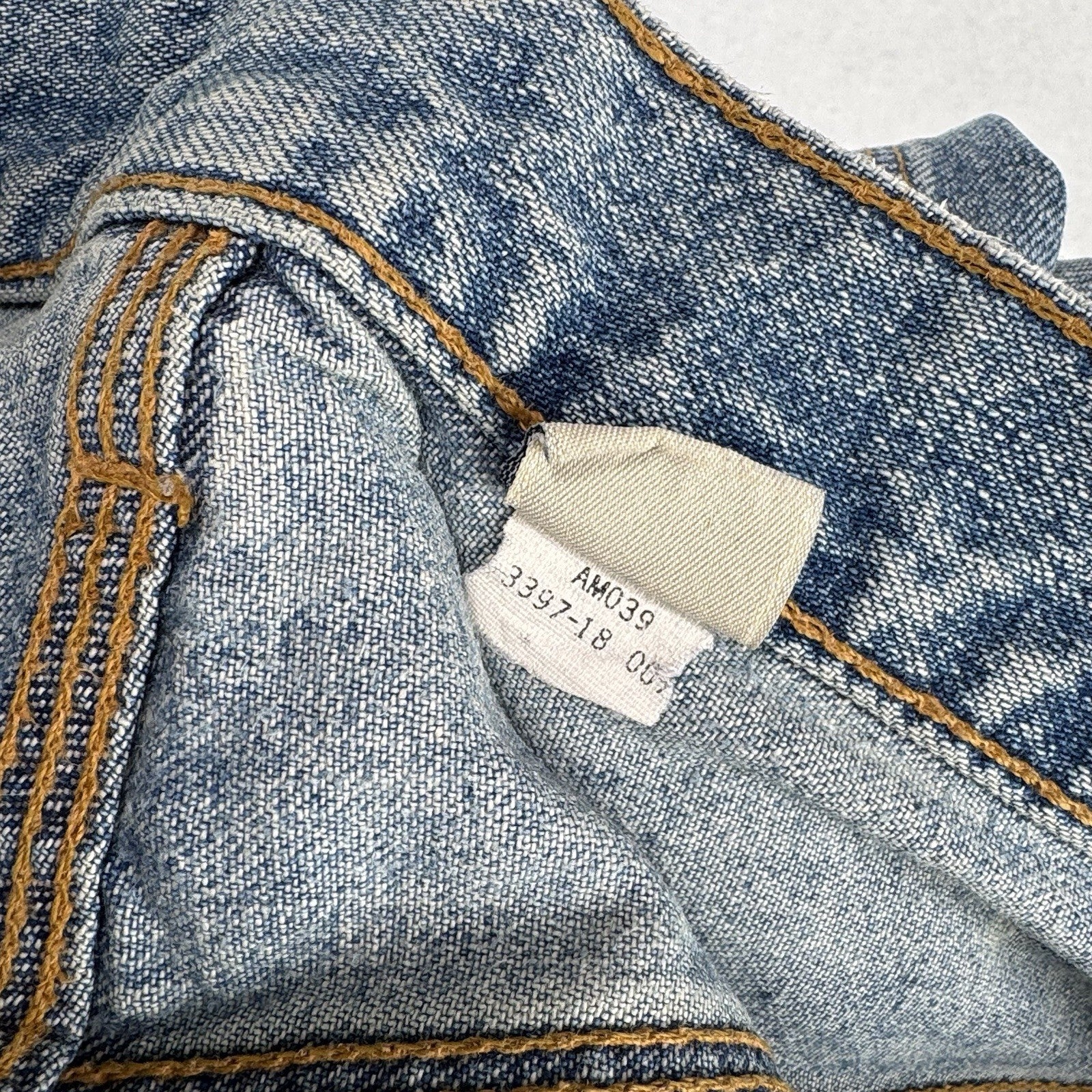 Vintage Abercrombie & Fitch Carpenter Jeans 32x29 Blue Baggy Straight Distressed