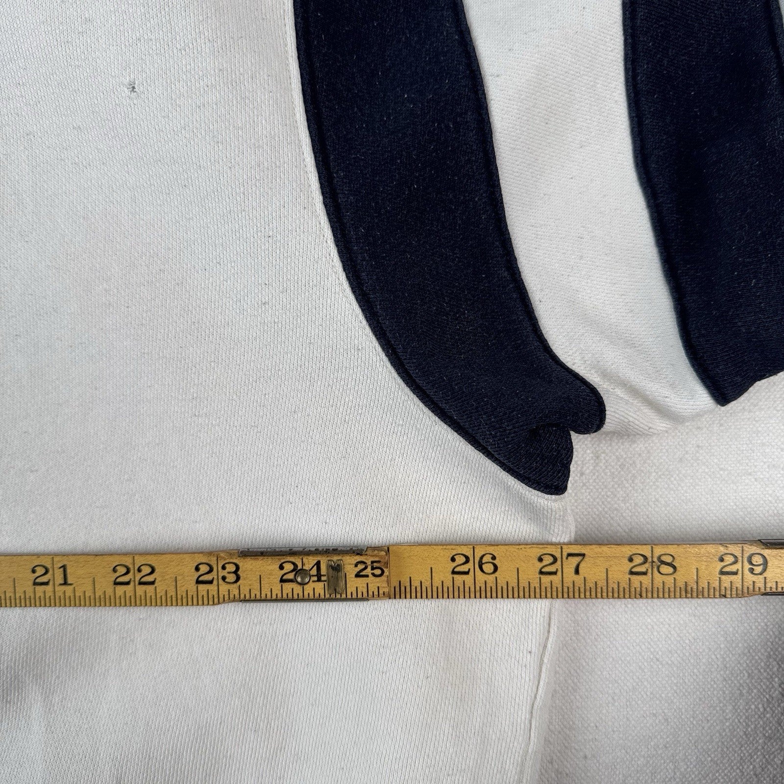Polo Jeans Co. Ralph Lauren Men's XL X-Large Hooded Sweatshirt White Blue *Read