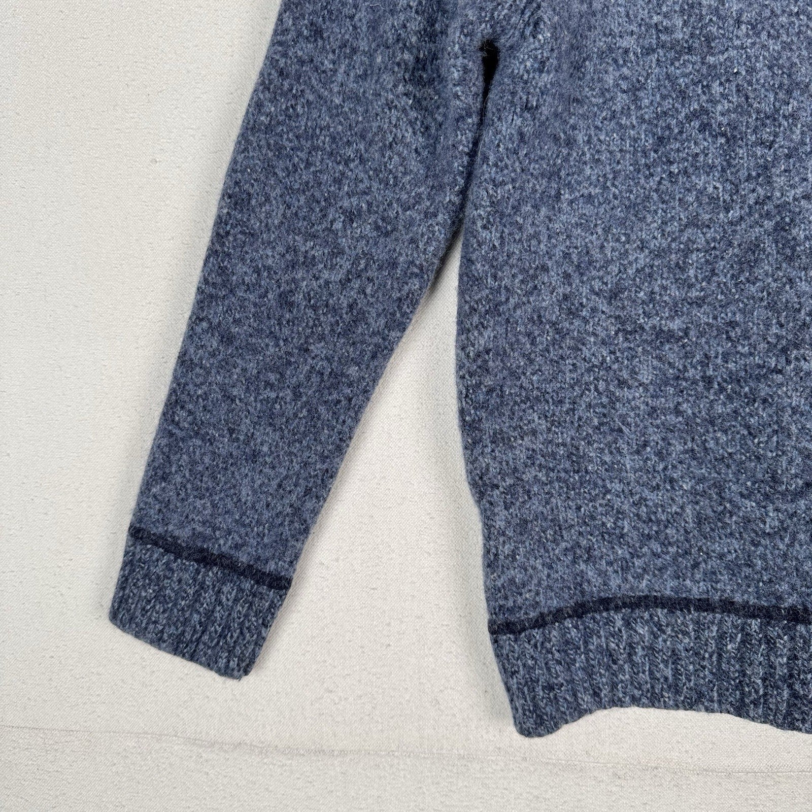 Fjallraven Lada Wool Blend Shawl Collar Sweater Fits Men XS/Youth L *Read=Felted